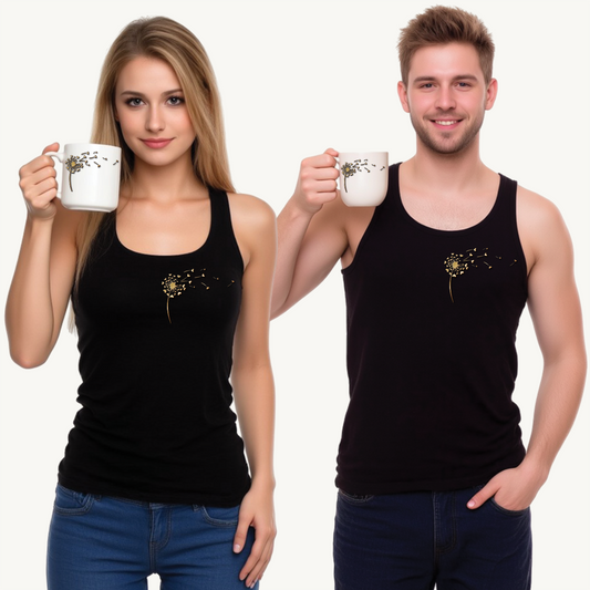 Spread Your Love - Dandelion Dreams - Unisex Jersey Tank – Perfect for Summer Days and Casual Outings