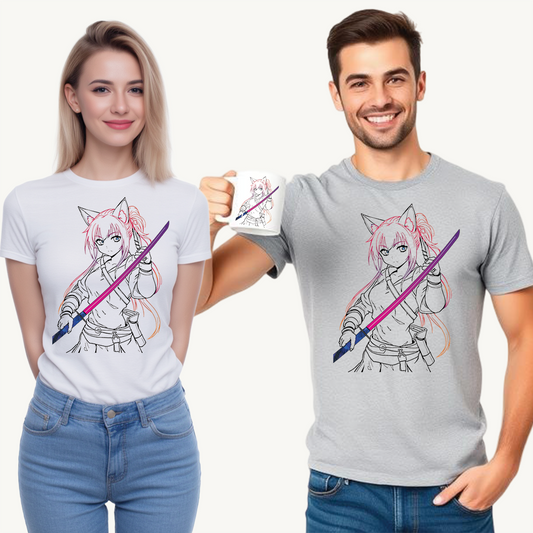 Anime-Inspired Unisex Heavy Cotton Tee, Cool Graphic Shirt for Fans, Perfect Gift for Birthdays, Anime Conventions, Casual Wear, [...]