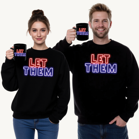 Bold Empowerment Crewneck Sweatshirt - LET THEM Speak - Unisex