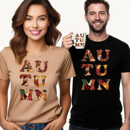 Autumn Glow – Cozy Style, Crisp Vibes 🍂🧡 - Autumn Vibes Unisex Heavy Cotton Tee, Fall Fashion Shirt, Seasonal T-Shirt, Cozy Autumn Apparel, Gift for Nature Lovers