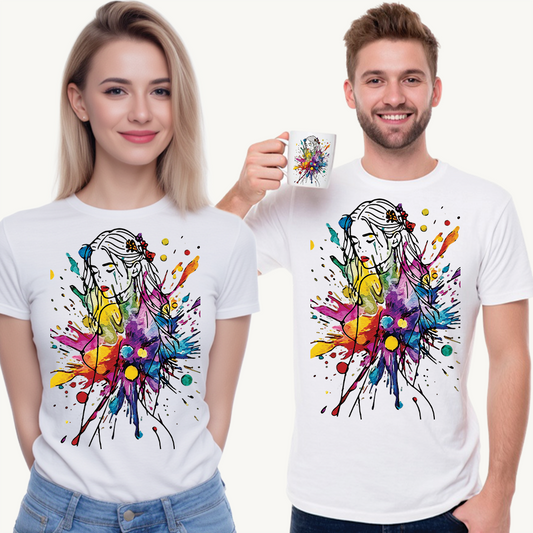 'Beauty Is Everywhere' — Celebrate Color, Confidence & Creative Joy - Colorful Artistic Unisex Heavy Cotton Tee, Vibrant Graphic Shirt, Graphic Tee, Unique Gift for Art Lovers, Casual Wear, Festival Clothing