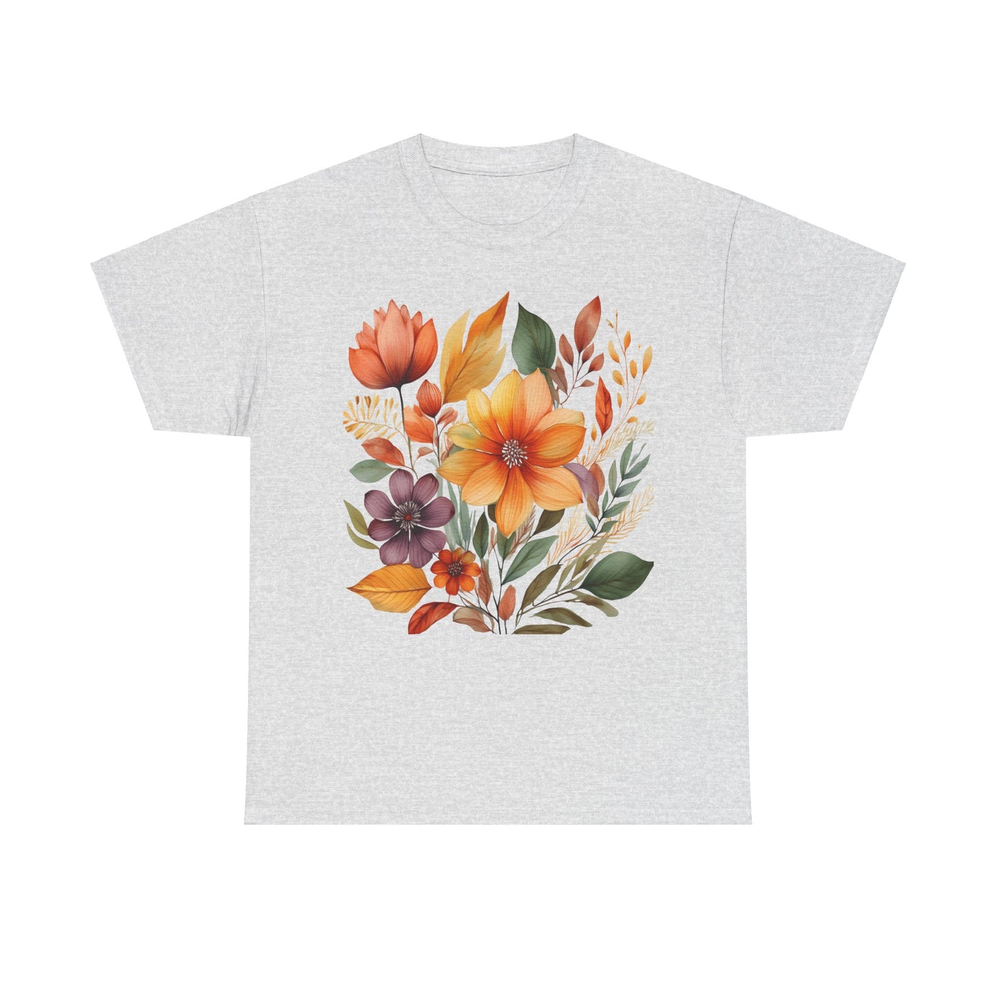 Bloom with Courage Floral Design -  Floral Tee