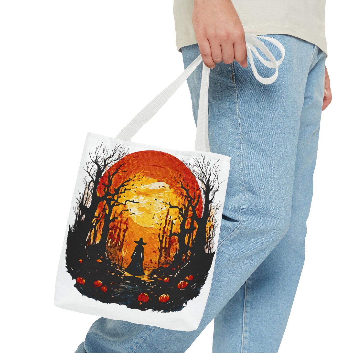🎃 Moonlit Mischief: Autumn’s Enchanted GlowTote Bag (AOP)