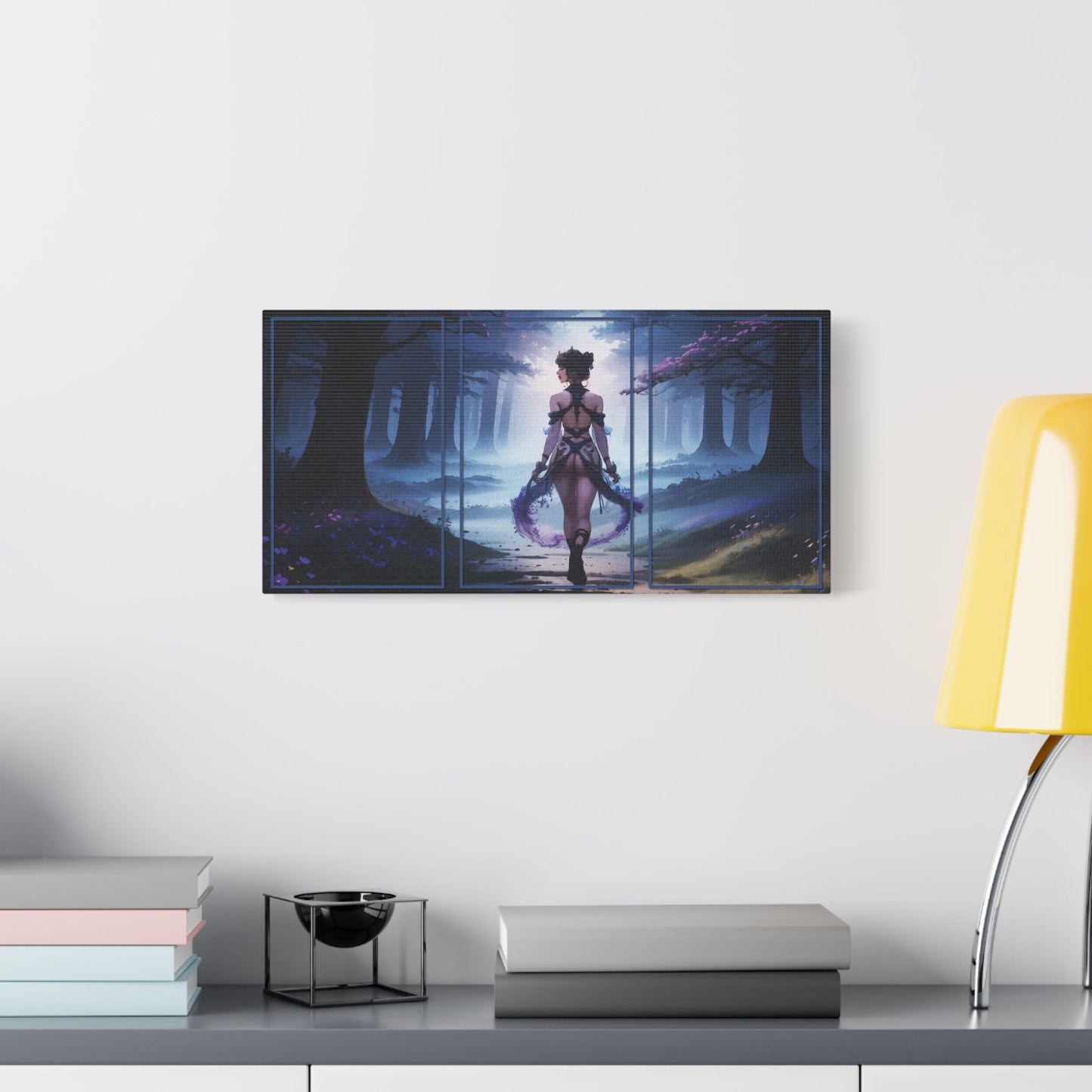 “Whispers of Courage: Into the Enchanted Unknown” - Enchanting Satin Canvas Wall Art, Mystical Forest Scene, Bohemian Home Decor, Gift for Art Lovers, Modern Living Room Accent, Unique [...]