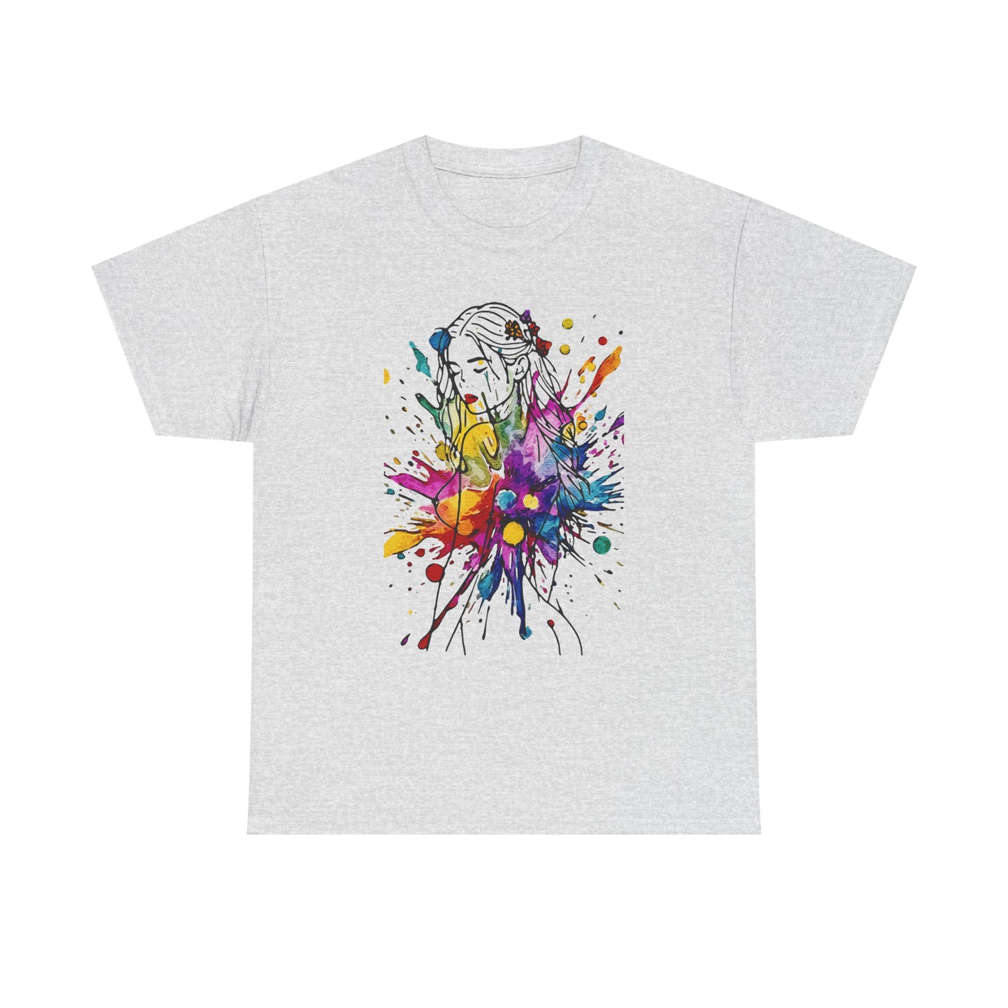 'Beauty Is Everywhere' — Celebrate Color, Confidence & Creative Joy - Colorful Artistic Unisex Heavy Cotton Tee, Vibrant Graphic Shirt, Graphic Tee, Unique Gift for Art Lovers, Casual Wear, Festival Clothing