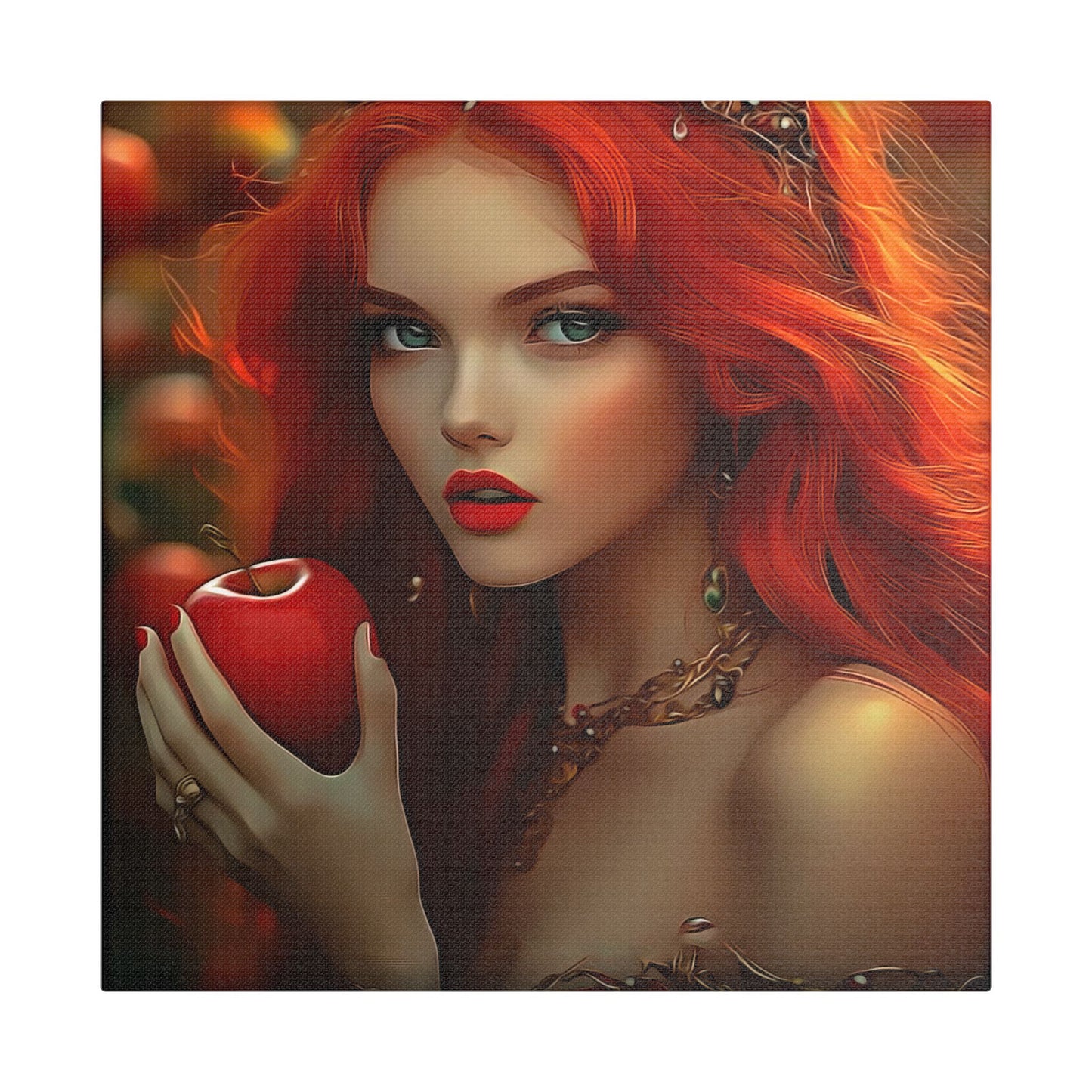 Radiant Resolve – The Power Within Glows Boldly 🍎✨ - Canvas Art
