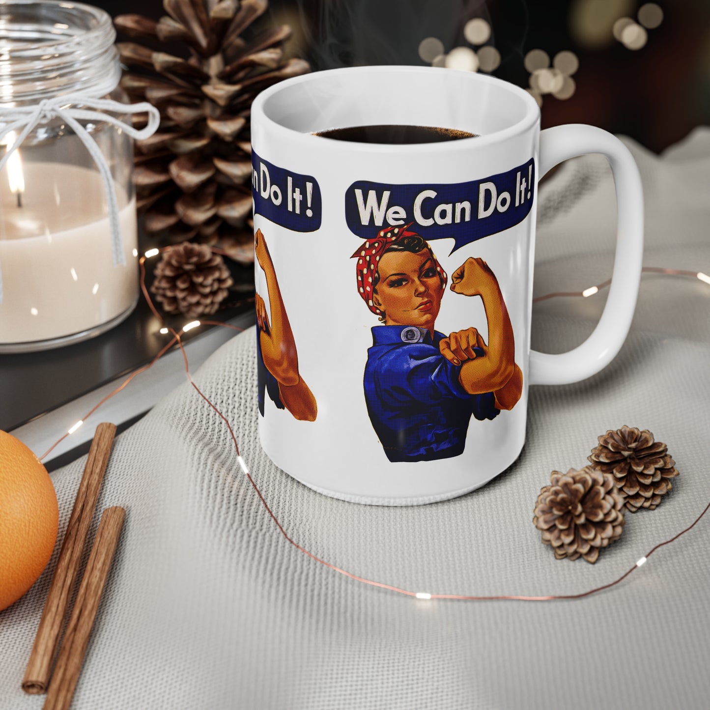 Empowerment Pop Art | Bold "We Can Do It" T-Shirts, Sweatshirts, Mugs & Wall Art for Inspiration - Empowering Ceramic Coffee Cups - Rosie the Riveter Design, Motivational Mug for Women, Perfect Gift for Friends, Birthday, [...]