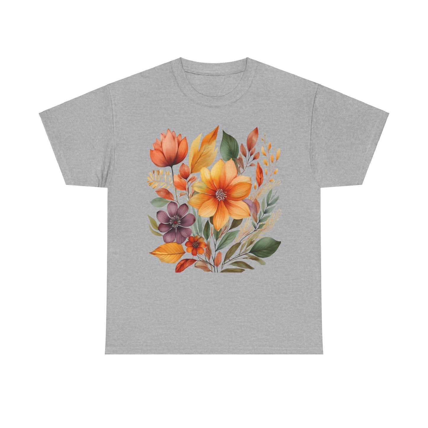 Bloom with Courage Floral Design -  Floral Tee
