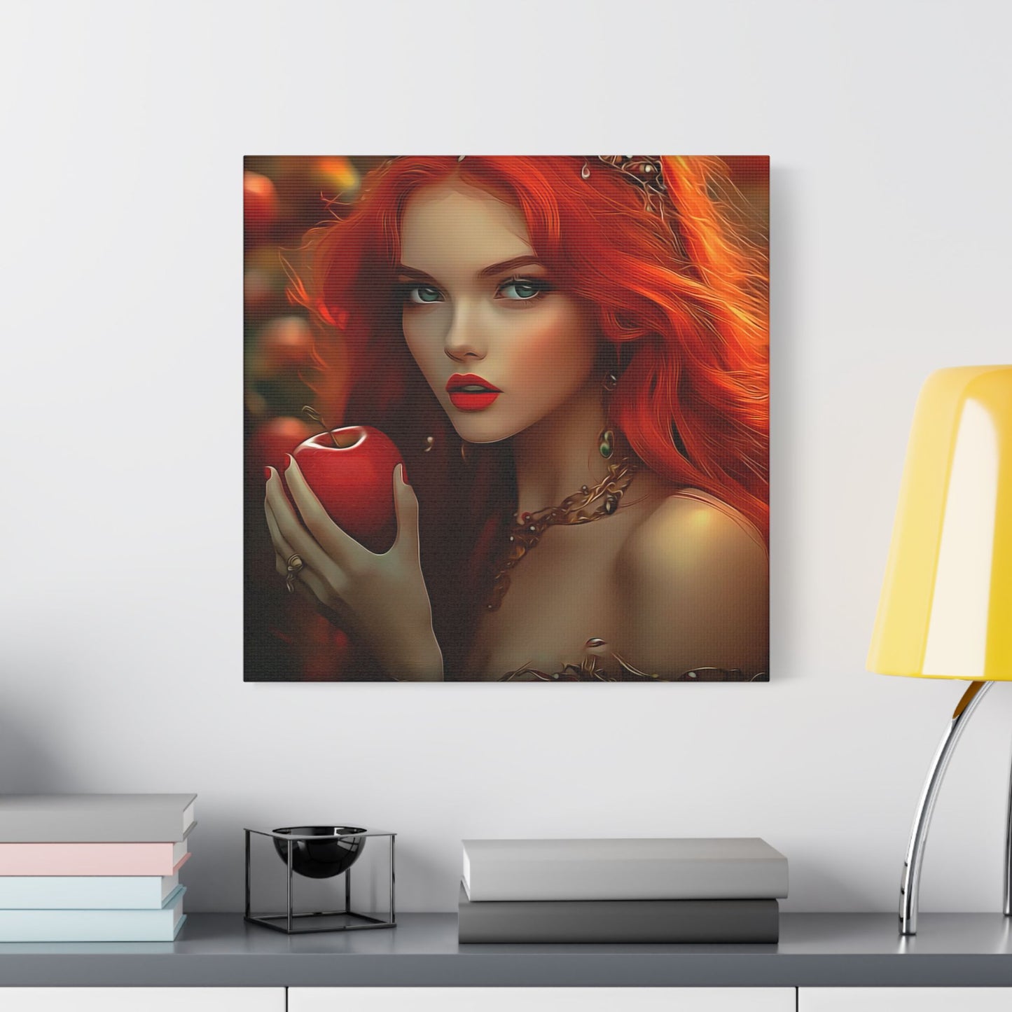 Radiant Resolve – The Power Within Glows Boldly 🍎✨ - Canvas Art