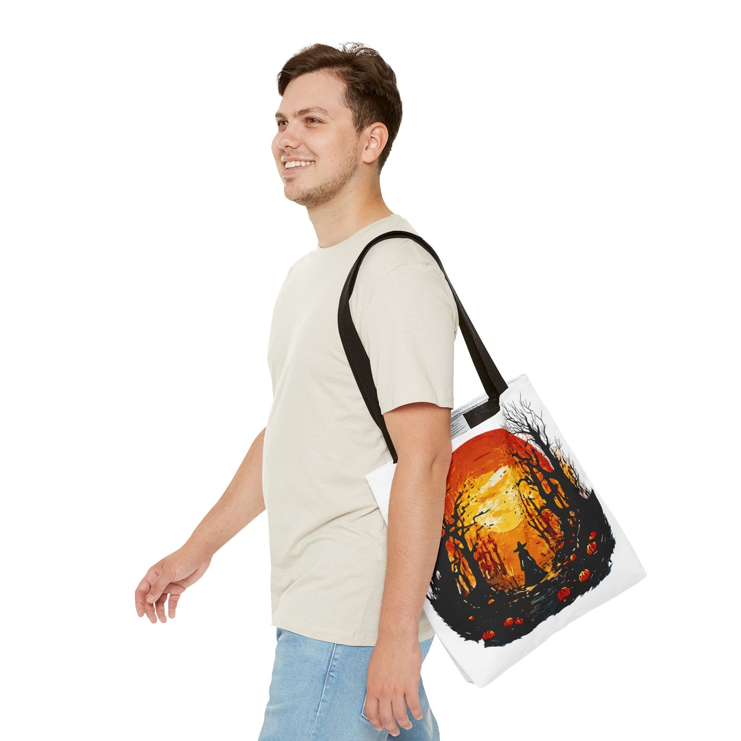 🎃 Moonlit Mischief: Autumn’s Enchanted GlowTote Bag (AOP)