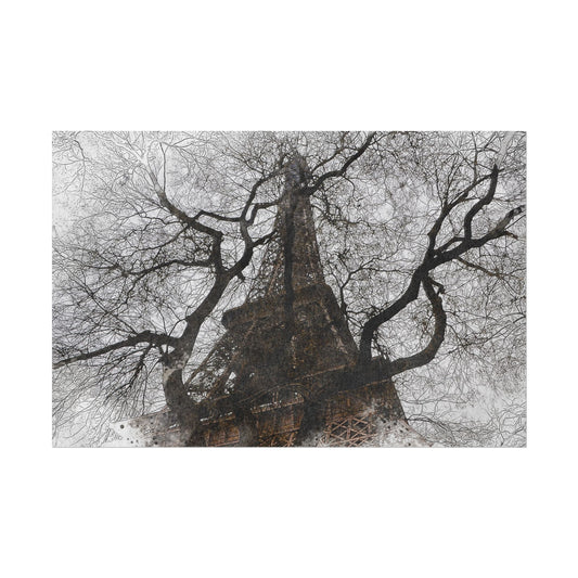 Eiffel Tower Abstract Rolled Poster - Artistic Wall Decor for Home & Office