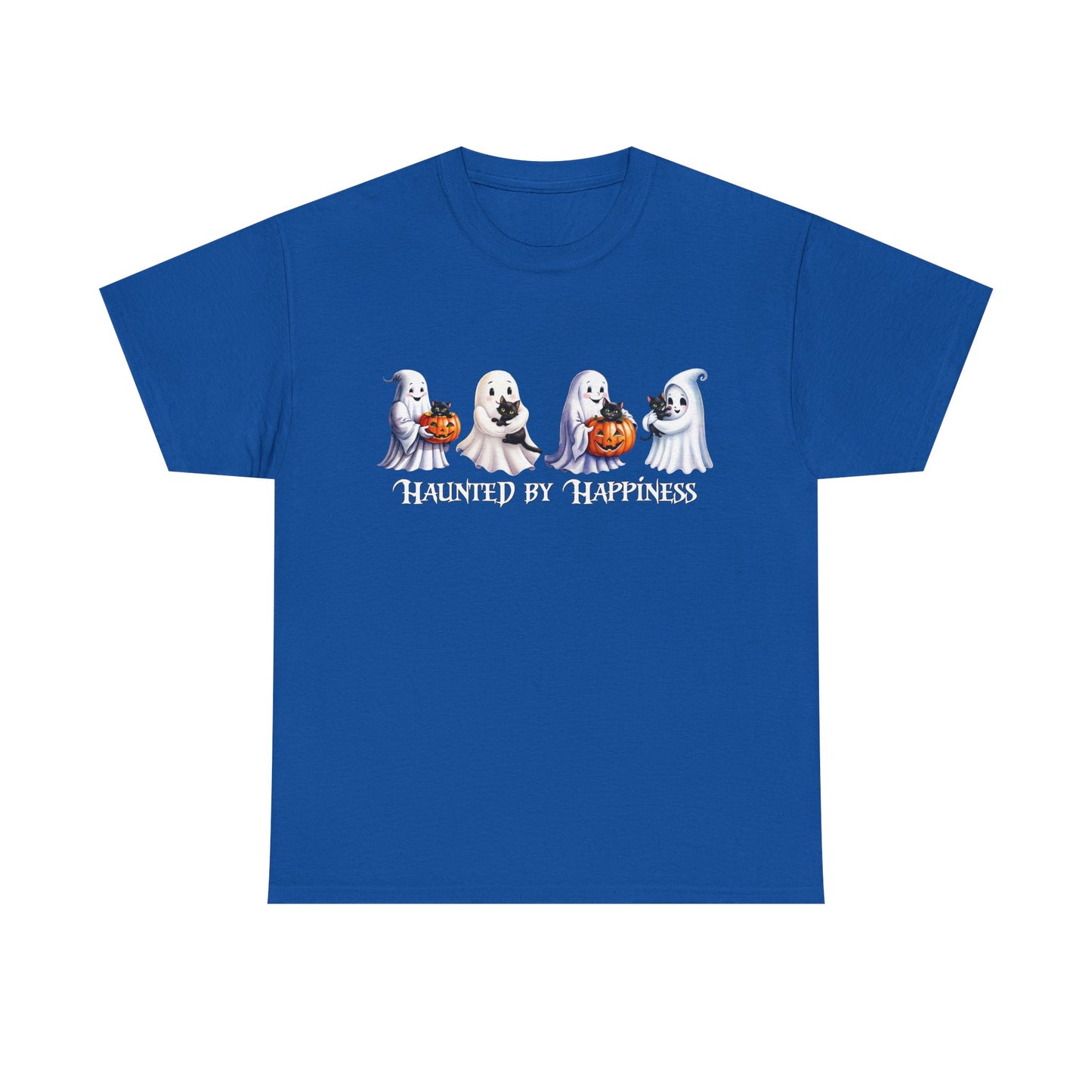 👻 Haunted by Happiness: Ghosts of Joy and Candy - Halloween Ghosts Unisex Heavy Cotton Tee, Spooky Shirt, Fall Fashion, Halloween Costume, Cat Lovers Gift, Trick or Treat T-shirt, Cute [...]