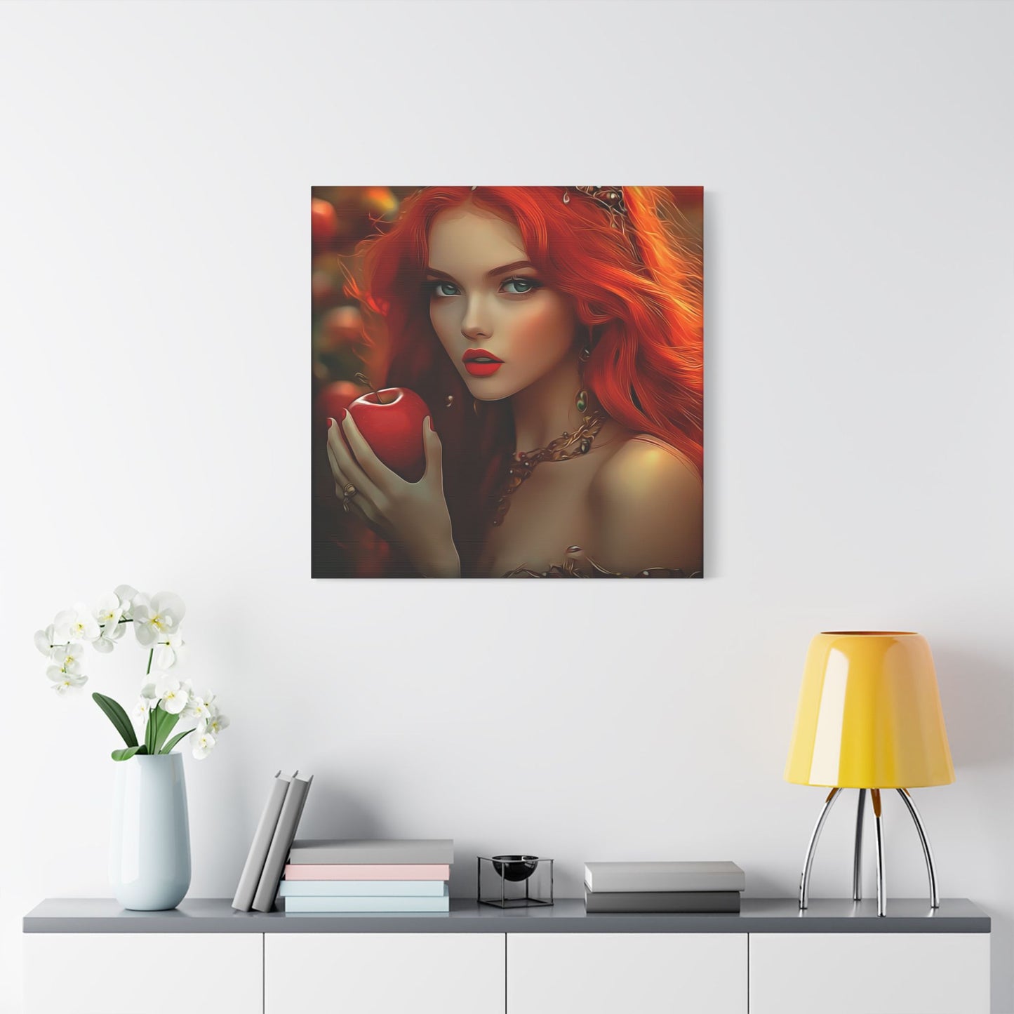 Radiant Resolve – The Power Within Glows Boldly 🍎✨ - Canvas Art