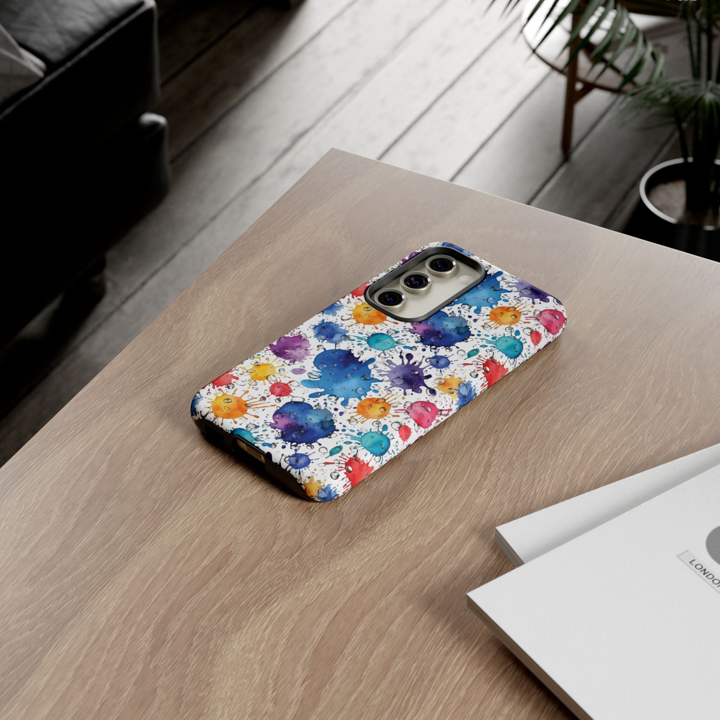 Phone Cases Abstract Colorful Splashes Tough Cases