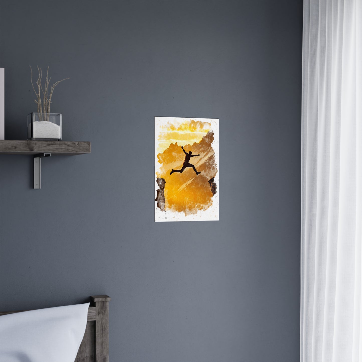 Leap of Light – Courage in Motion, Painted in Gold 🌄🦅 - Adventure Vibe Matte Poster - Inspiring Wall Art for Home Decor, Motivational Decor, Nature Lover Gift, Adventure Wall Art, Travel [...]