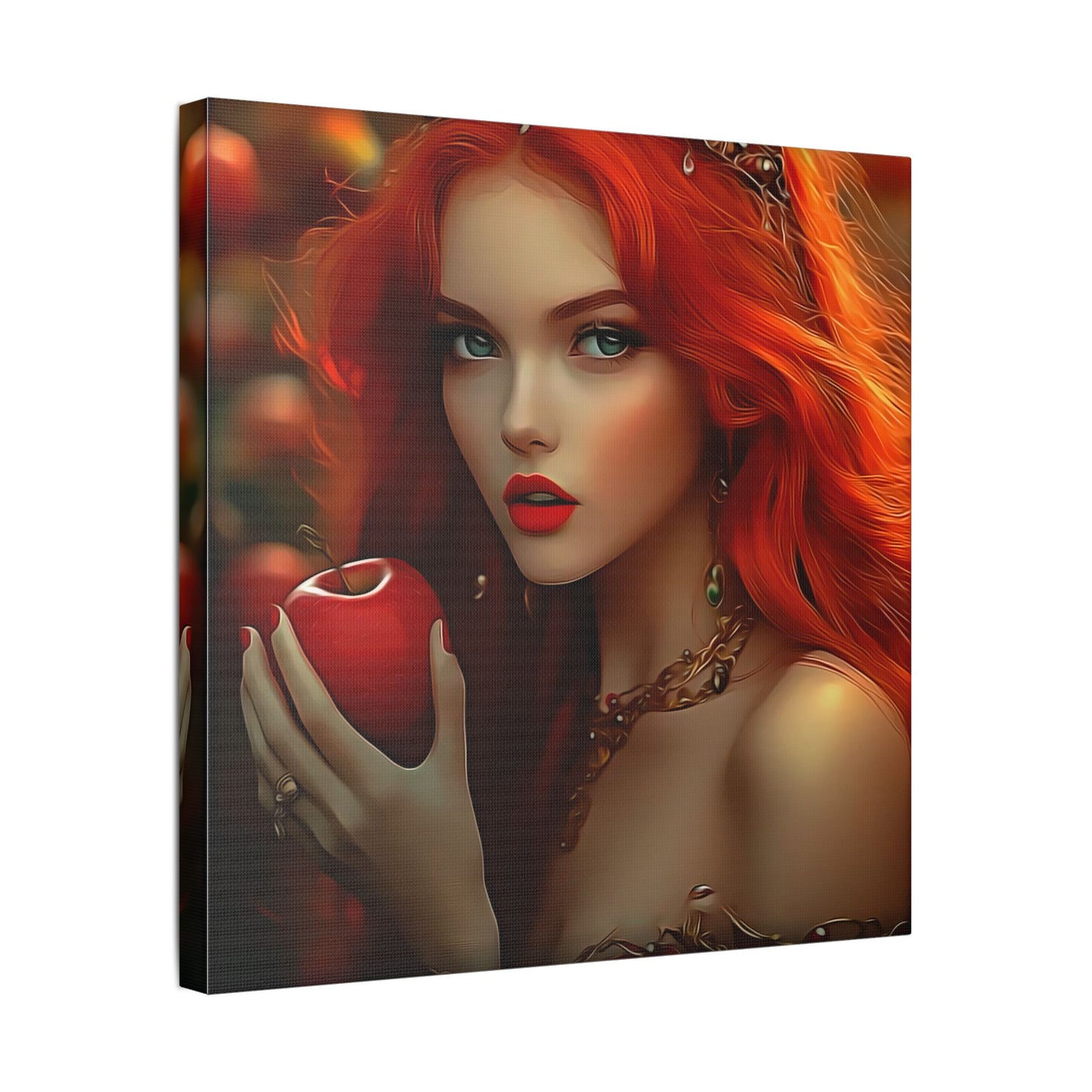 Radiant Resolve – The Power Within Glows Boldly 🍎✨ - Canvas Art
