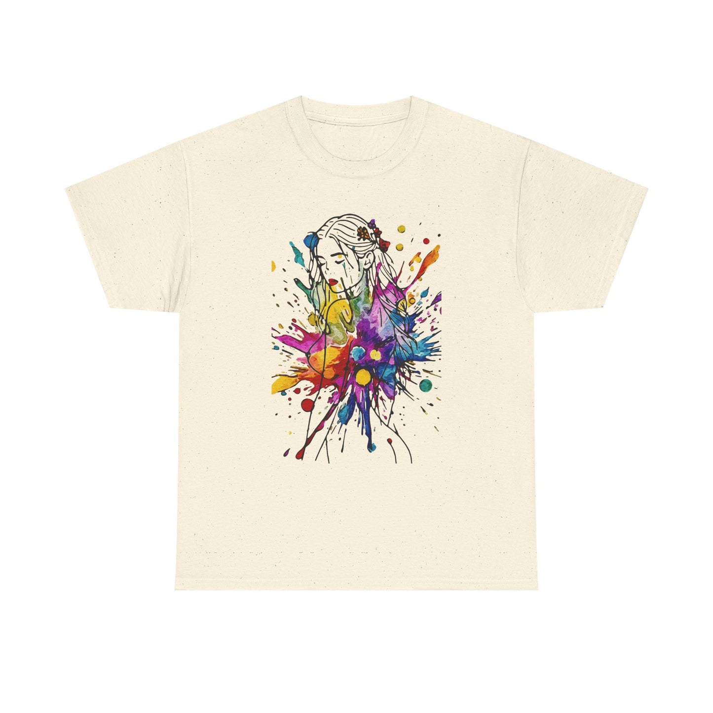 'Beauty Is Everywhere' — Celebrate Color, Confidence & Creative Joy - Colorful Artistic Unisex Heavy Cotton Tee, Vibrant Graphic Shirt, Graphic Tee, Unique Gift for Art Lovers, Casual Wear, Festival Clothing