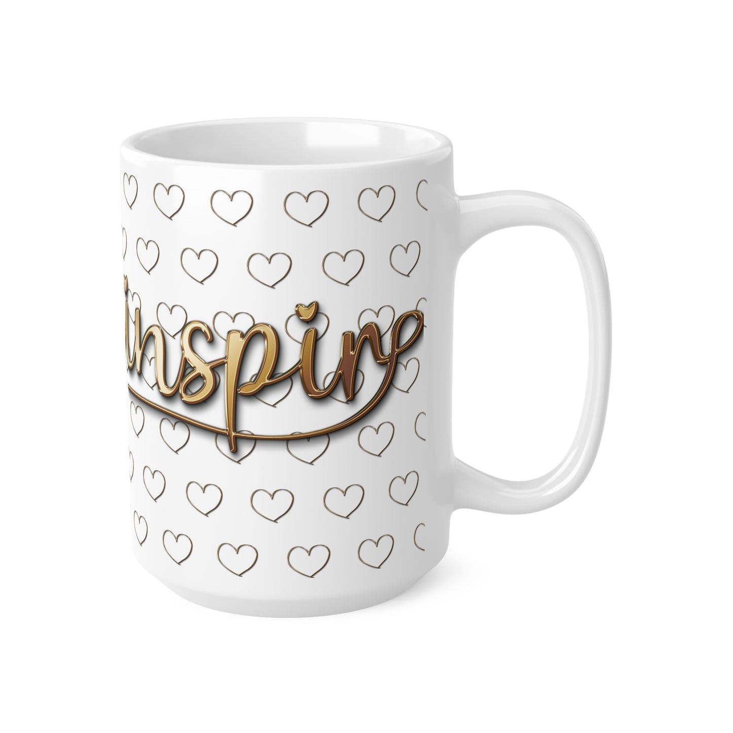 'Inspire 2' Inspirational Ceramic Coffee Cups - Motivational Mug 11oz & 15oz