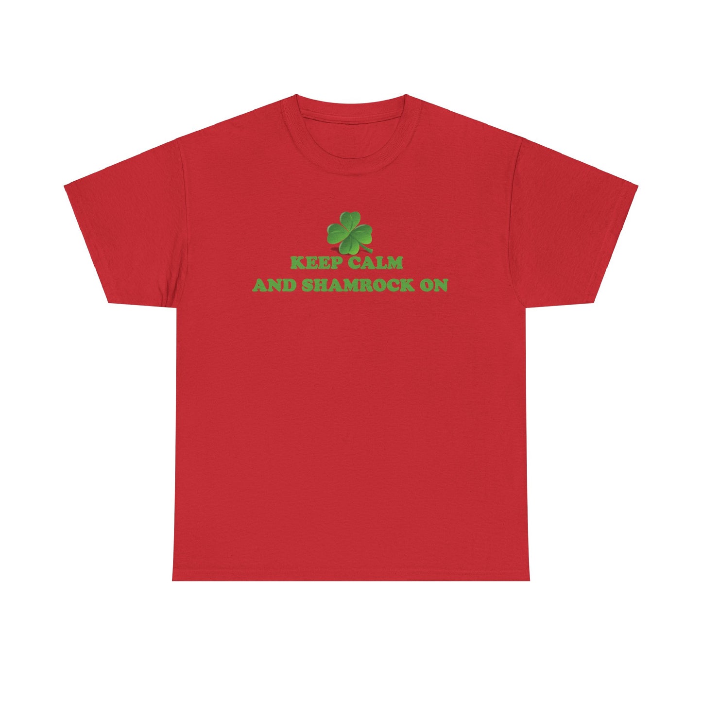 Keep Calm and Shamrock On - Unisex Tee - Irish, St Patrick's Day