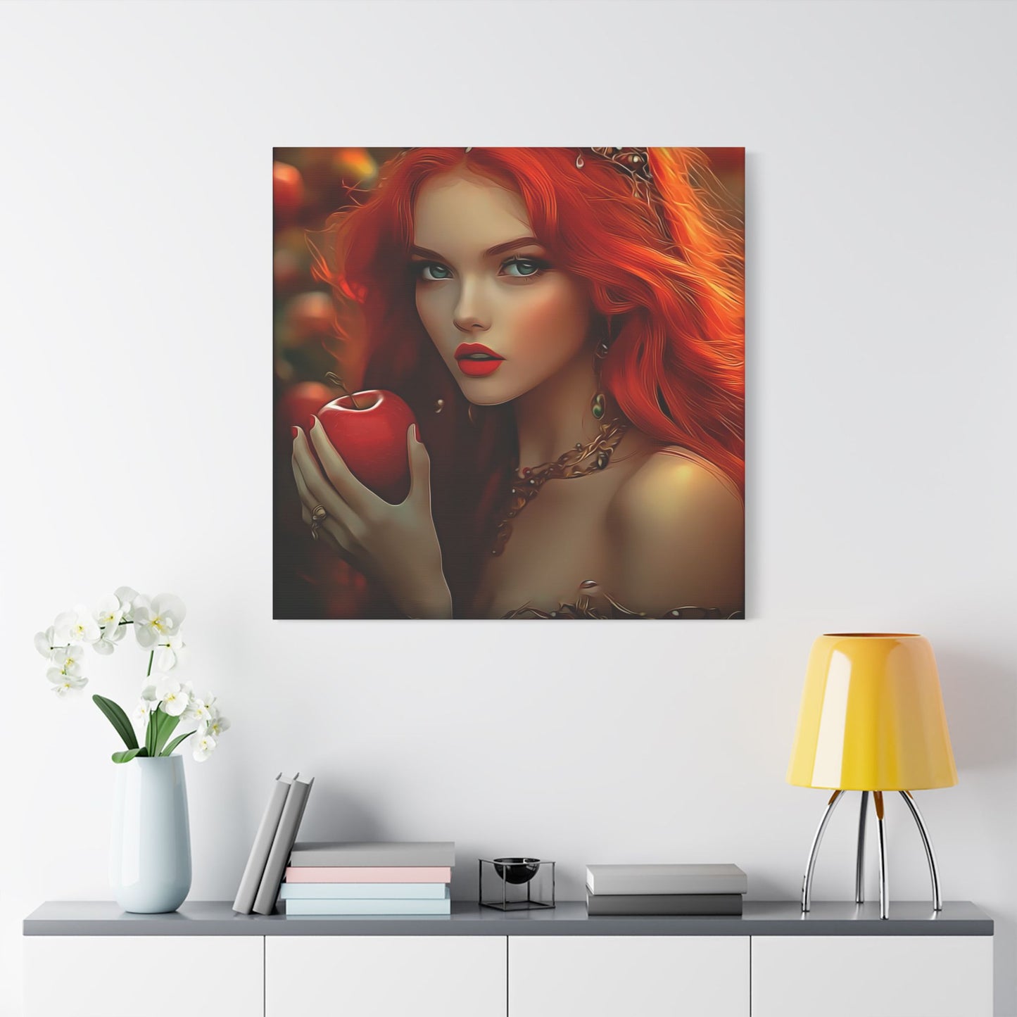 Radiant Resolve – The Power Within Glows Boldly 🍎✨ - Canvas Art