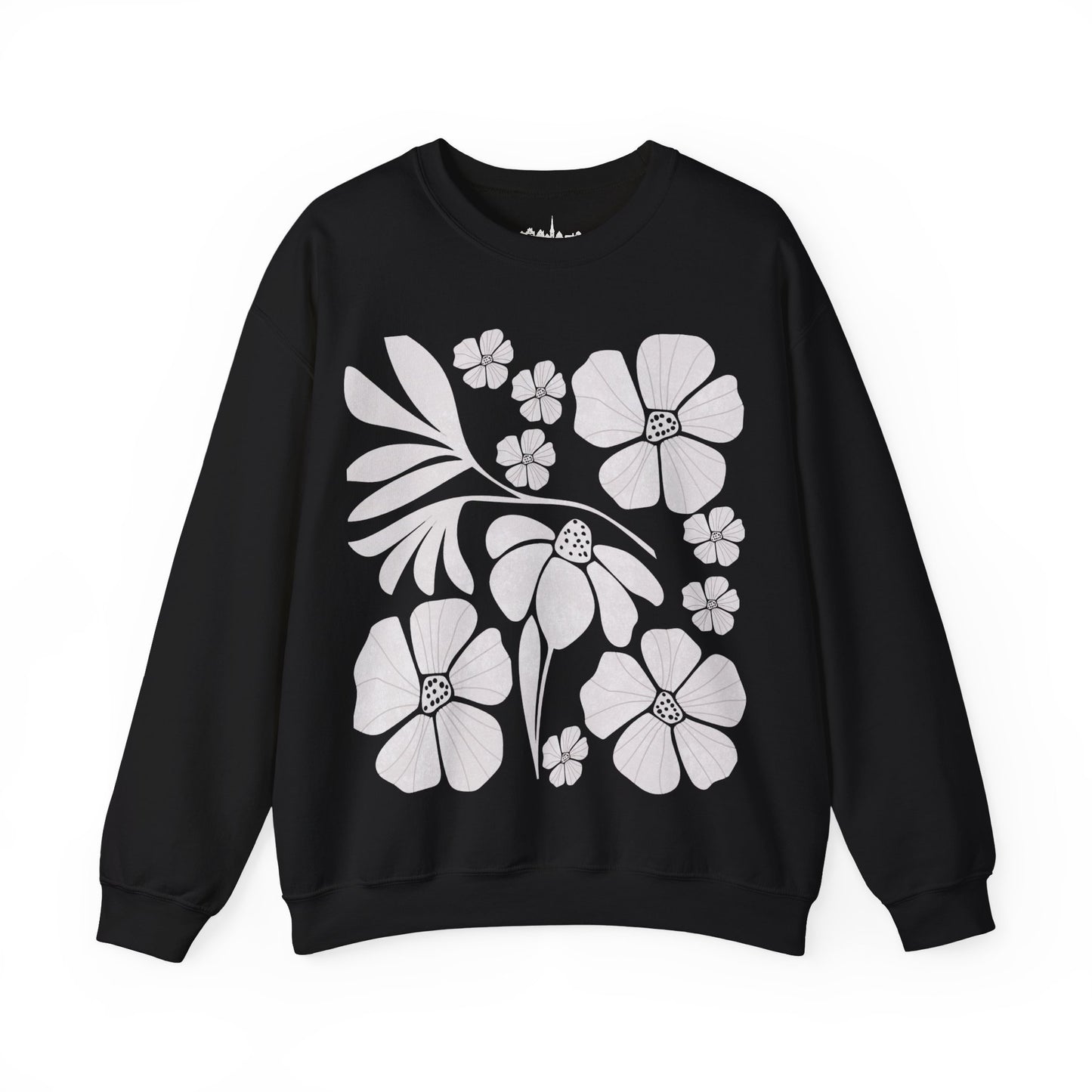 Boho Flower Crewneck Sweatshirt