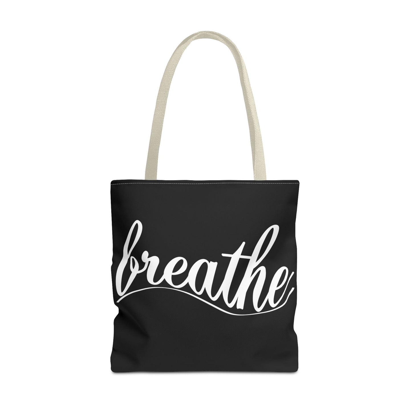 Inspirational 'Breathe' Tote Bag - Motivational Everyday Carry