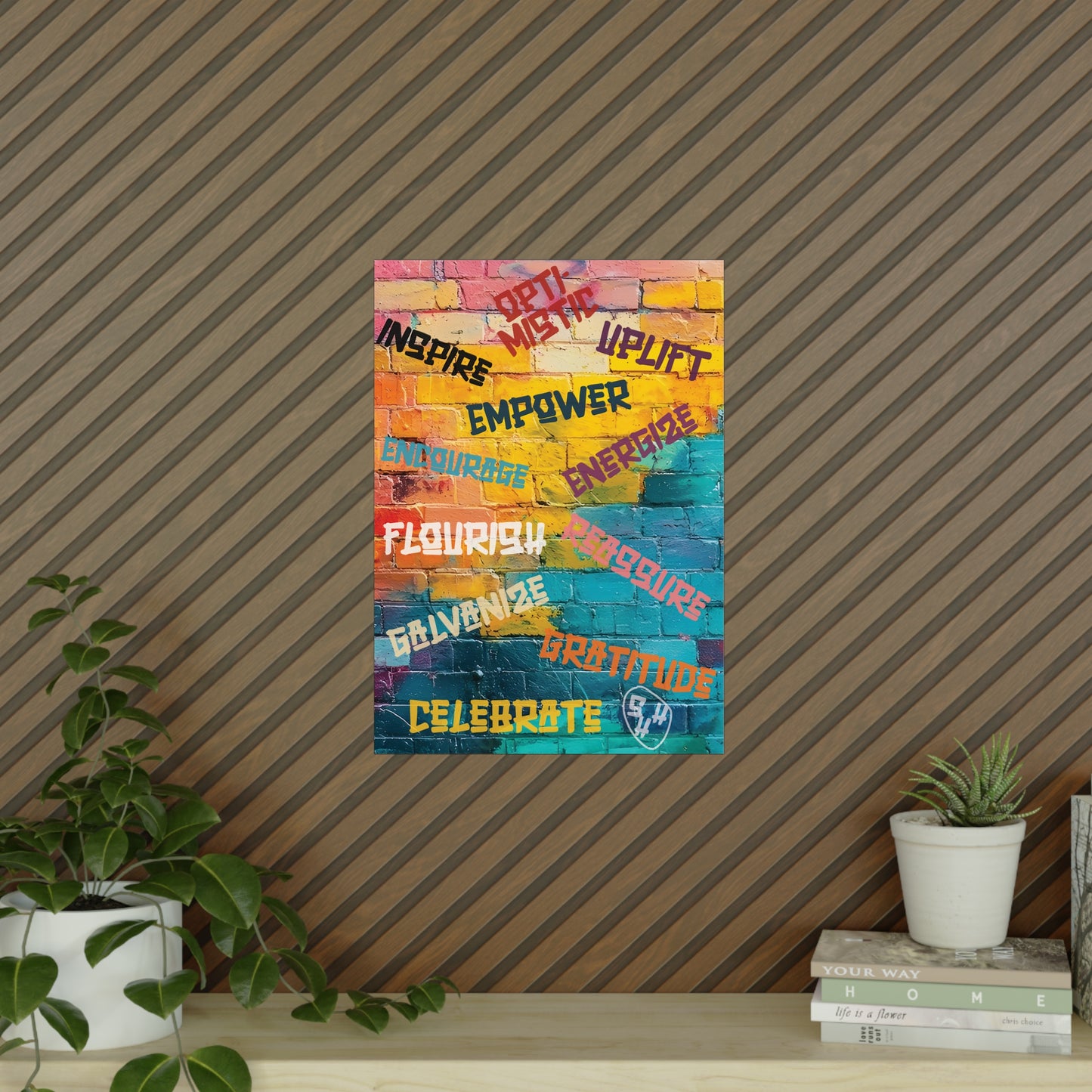 Fuel your fire—Inspire. Empower. Celebrate. 🎨💪 #MotivationalArt #InspireDaily #Empowerment #PositiveVibes #GoalGetter #WallOfWords Wall Art Posters, Inspirational Home Decor, Positive Affirmation Prints, Uplifting Room Decor, Gift for Friends