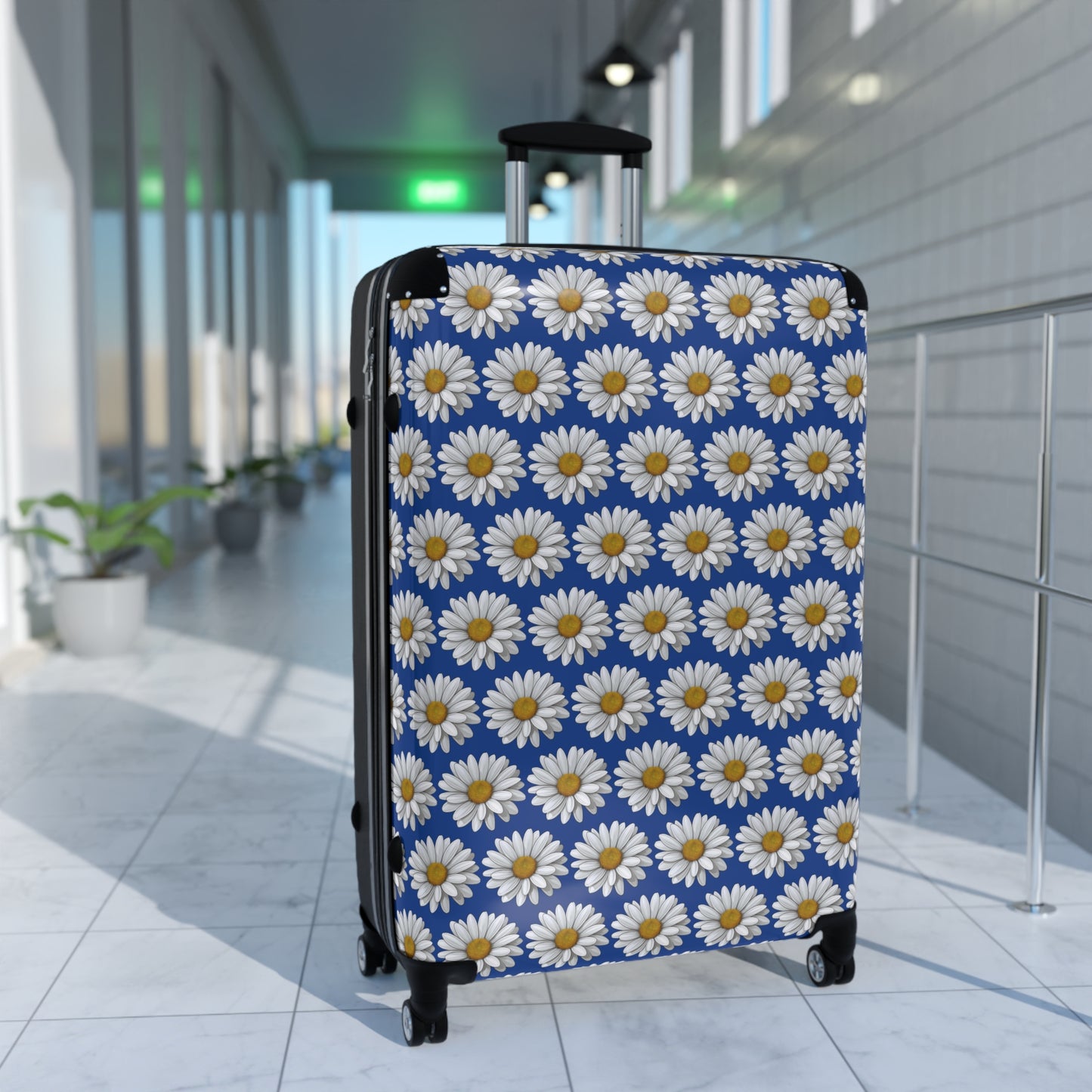 Suitcase Daisy Design Travel Bag