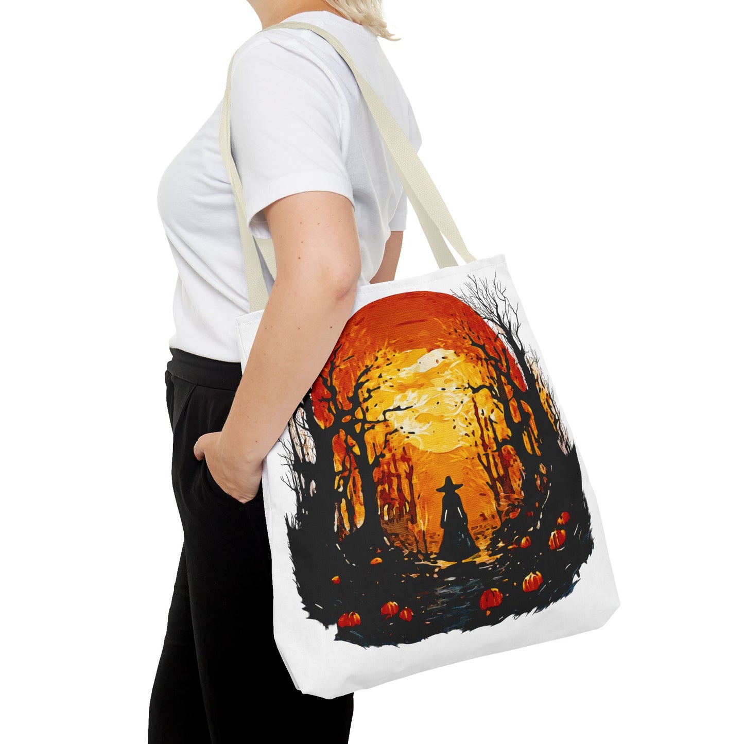 🎃 Moonlit Mischief: Autumn’s Enchanted GlowTote Bag (AOP)