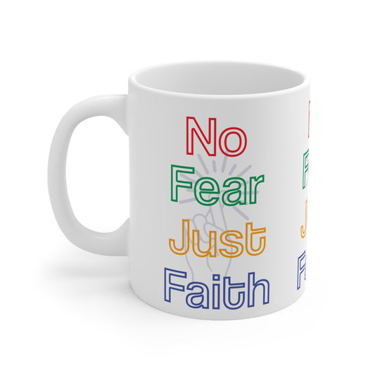 "No Fear Just Faith" – Bold Neon Tee,  to Ignite Your Courage - Colorful Inspirational Ceramic Coffee Cups -  Motivational Mug for Coffee Lovers, Gift for Spiritual Friends, [...]