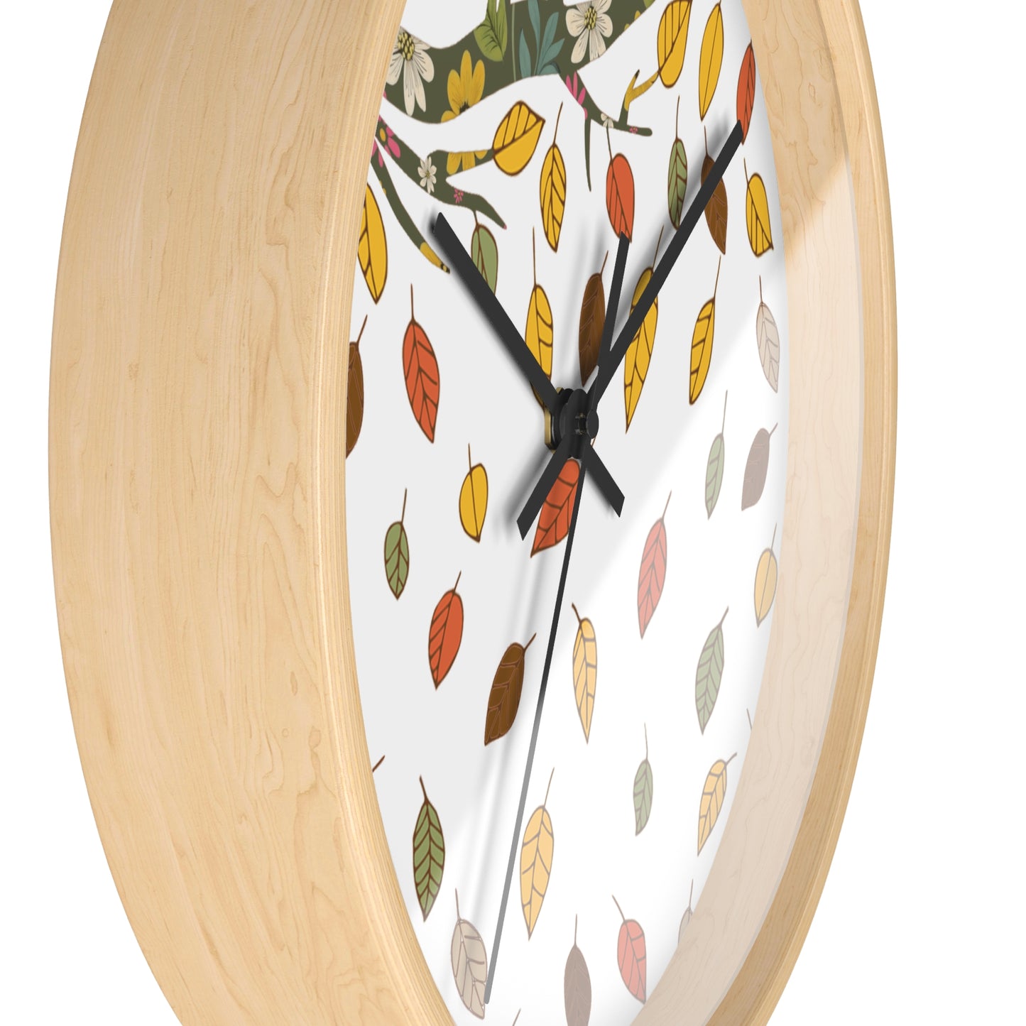 Autumn Vibes Wall Clock