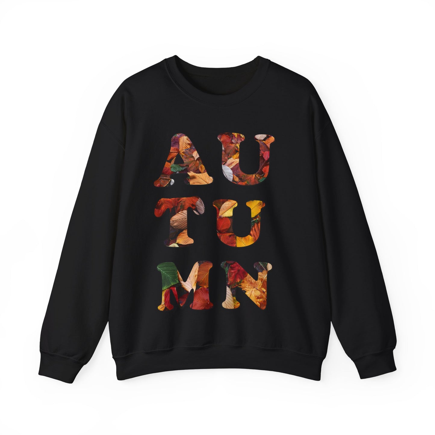 Autumn Glow – Cozy Style, Crisp Vibes 🍂🧡 - Unisex Heavy Blend™ Crewneck Sweatshirt