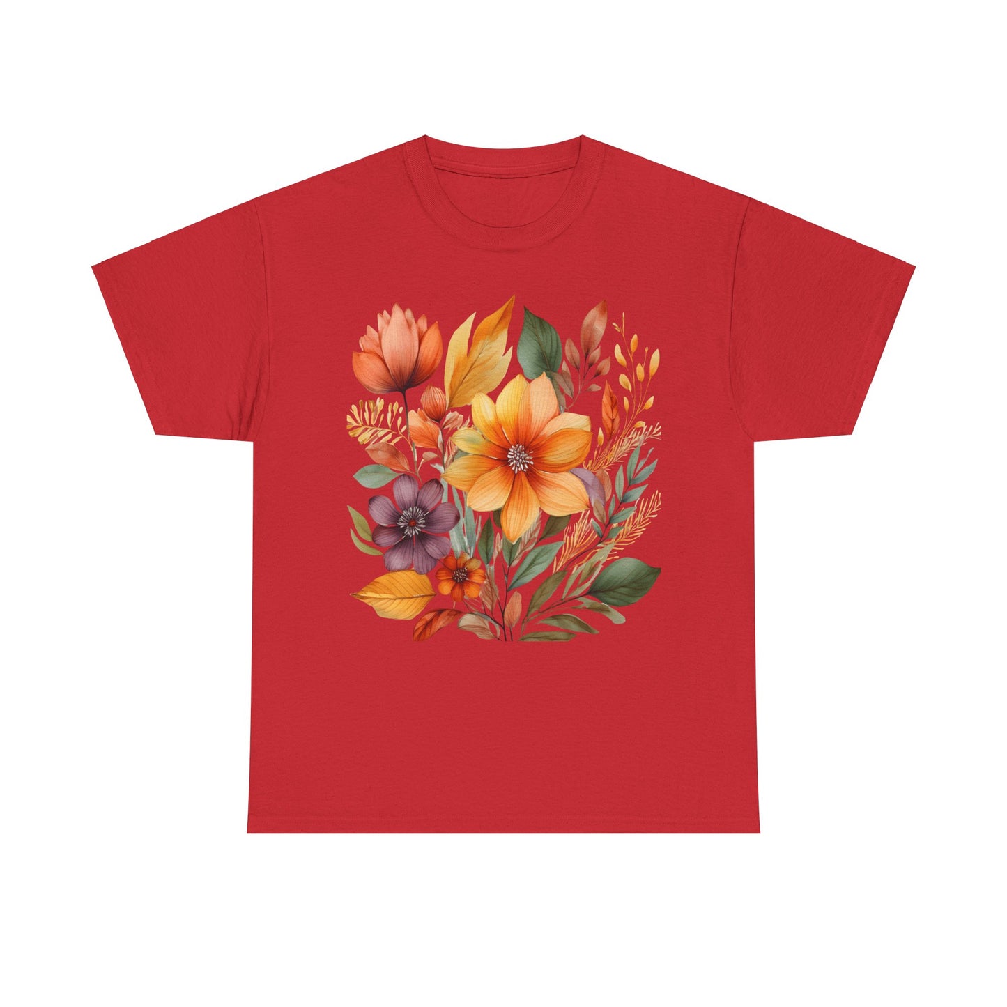 Bloom with Courage Floral Design -  Floral Tee