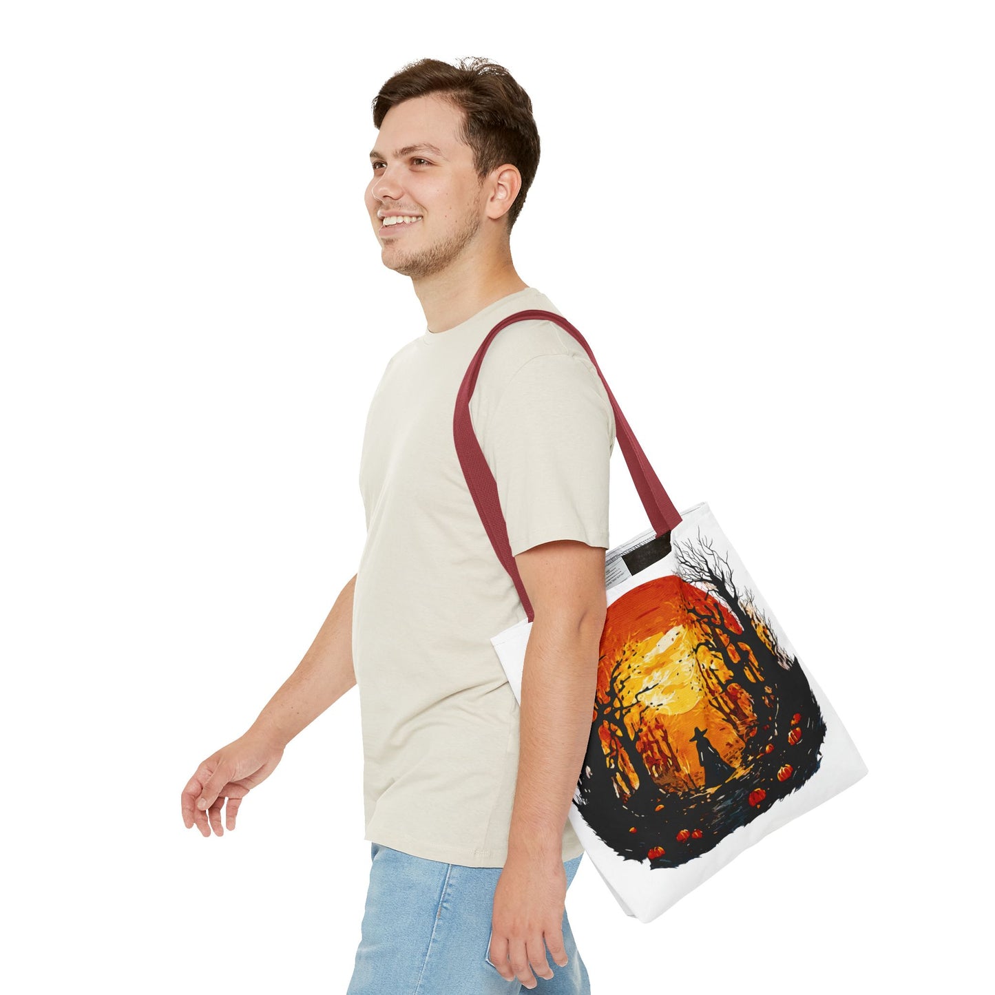 🎃 Moonlit Mischief: Autumn’s Enchanted GlowTote Bag (AOP)