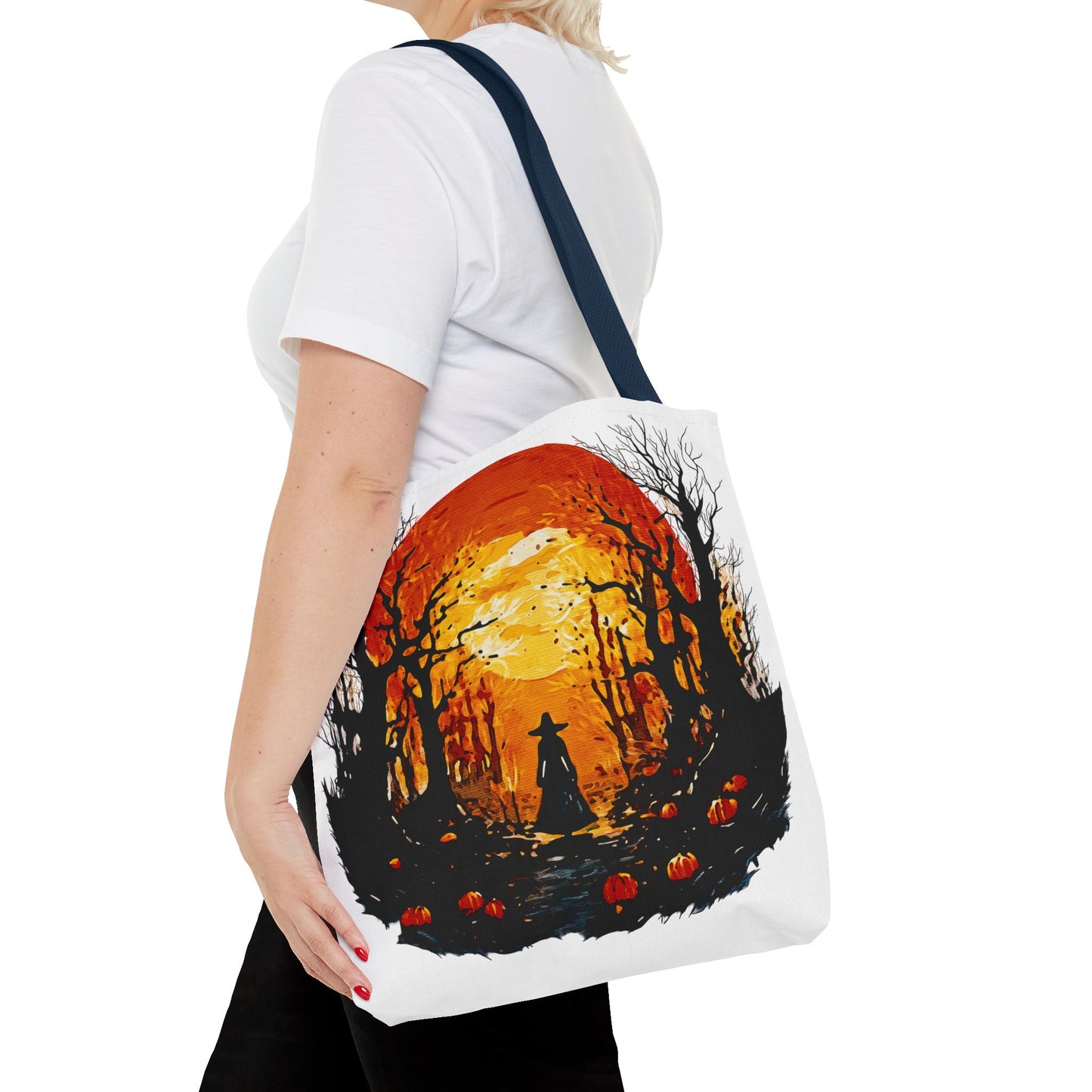 🎃 Moonlit Mischief: Autumn’s Enchanted GlowTote Bag (AOP)