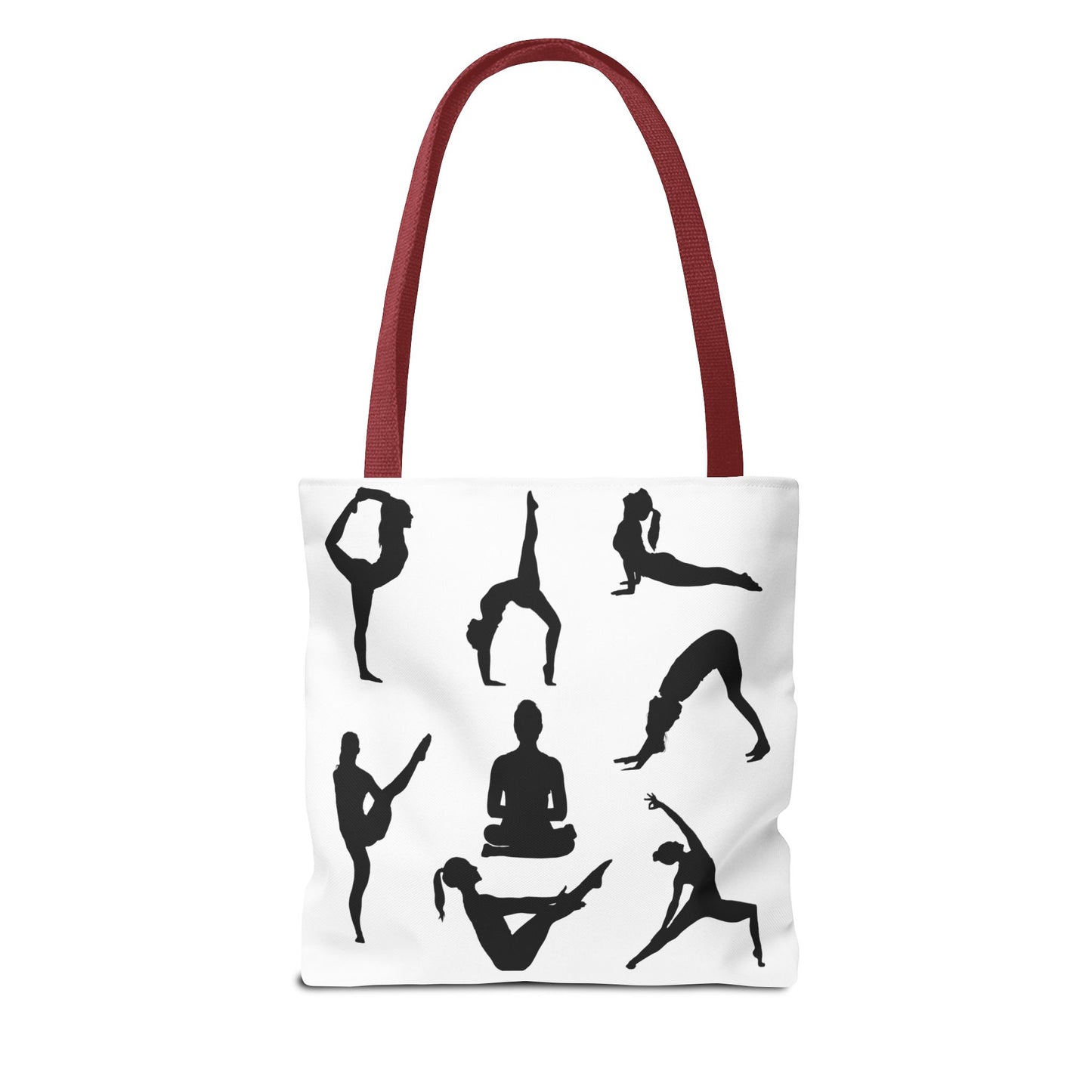 Yoga Tote Bag featuring YOGA Poses