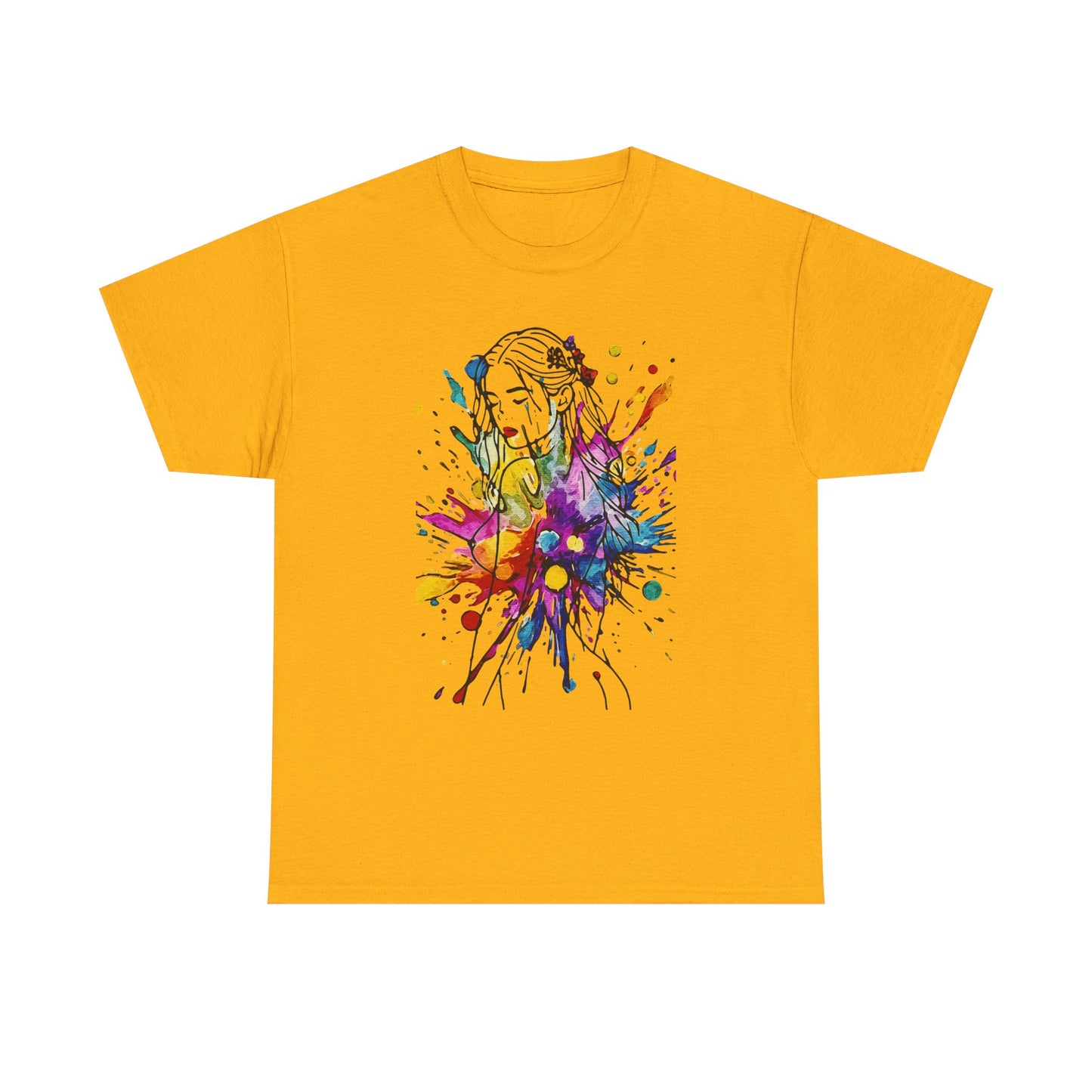 'Beauty Is Everywhere' — Celebrate Color, Confidence & Creative Joy - Colorful Artistic Unisex Heavy Cotton Tee, Vibrant Graphic Shirt, Graphic Tee, Unique Gift for Art Lovers, Casual Wear, Festival Clothing