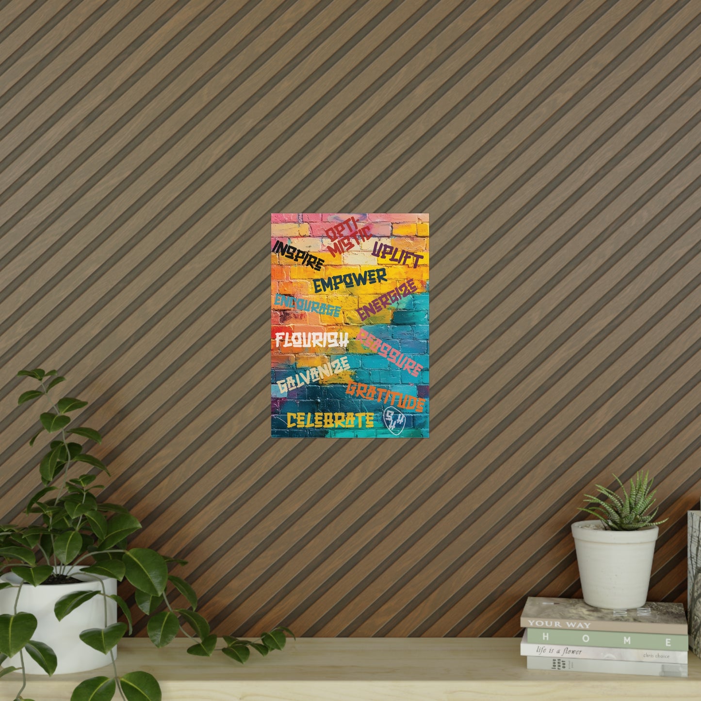 Fuel your fire—Inspire. Empower. Celebrate. 🎨💪 #MotivationalArt #InspireDaily #Empowerment #PositiveVibes #GoalGetter #WallOfWords Wall Art Posters, Inspirational Home Decor, Positive Affirmation Prints, Uplifting Room Decor, Gift for Friends