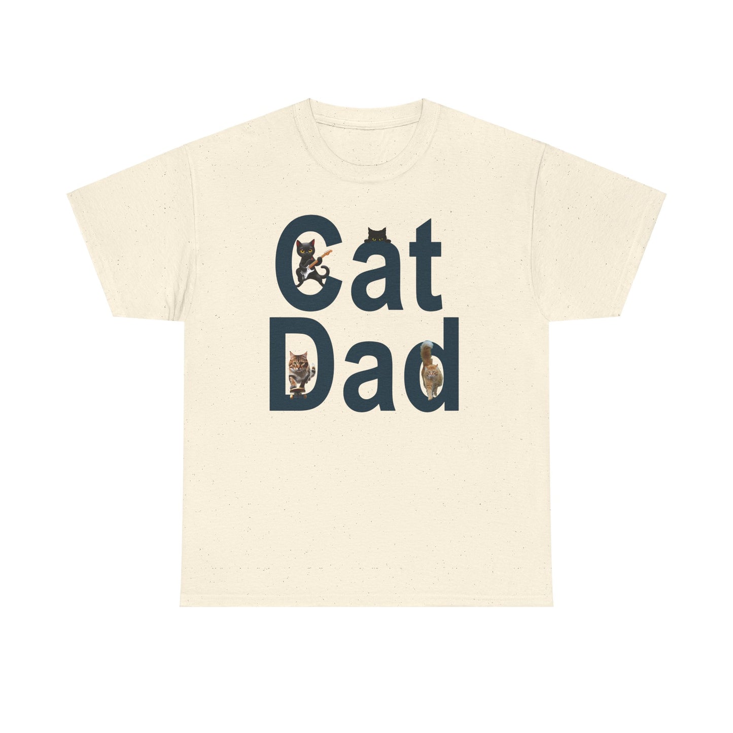 Cat Lover T-Shirt - Cat Dad Life: Purrfection in Progress 🐾.