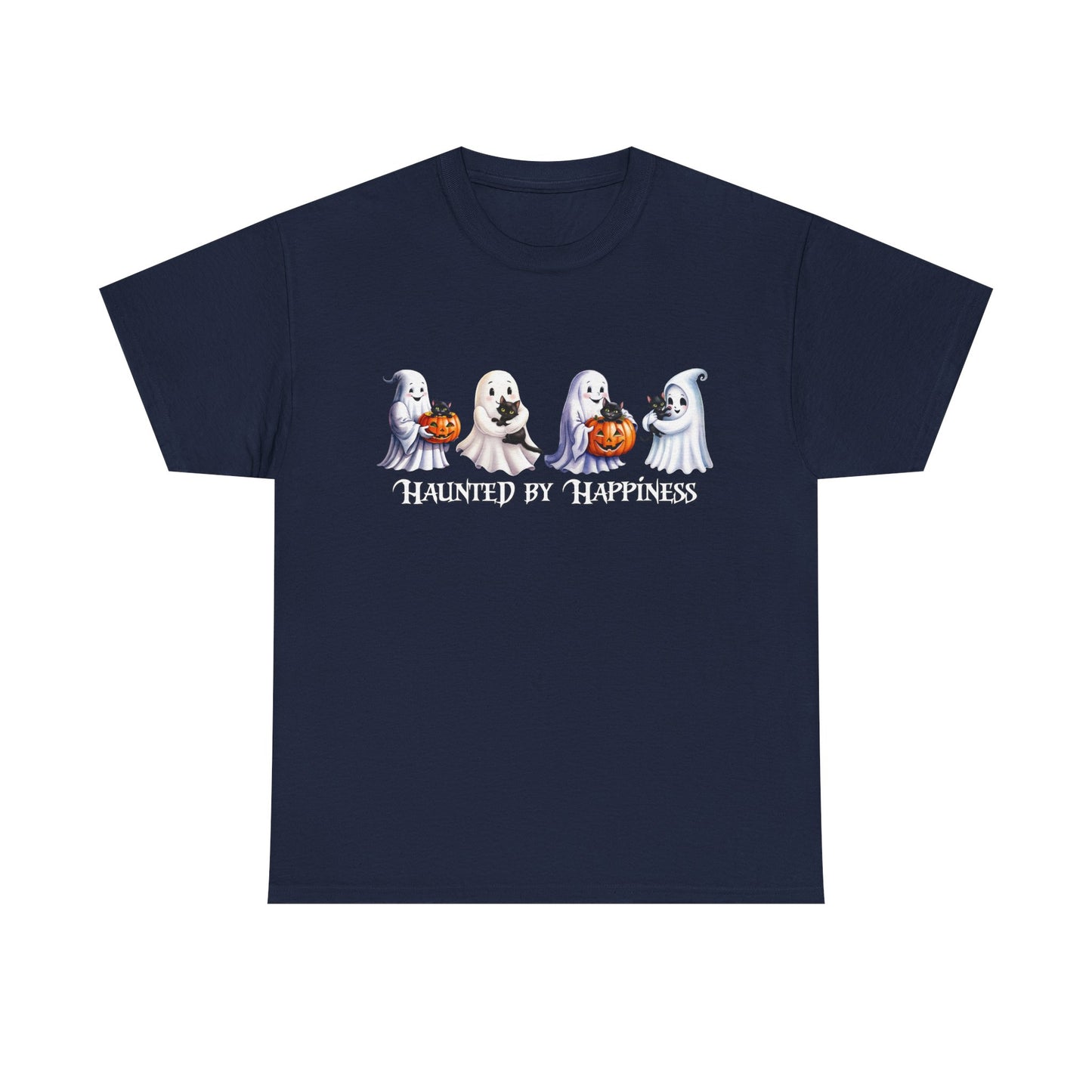 👻 Haunted by Happiness: Ghosts of Joy and Candy - Halloween Ghosts Unisex Heavy Cotton Tee, Spooky Shirt, Fall Fashion, Halloween Costume, Cat Lovers Gift, Trick or Treat T-shirt, Cute [...]