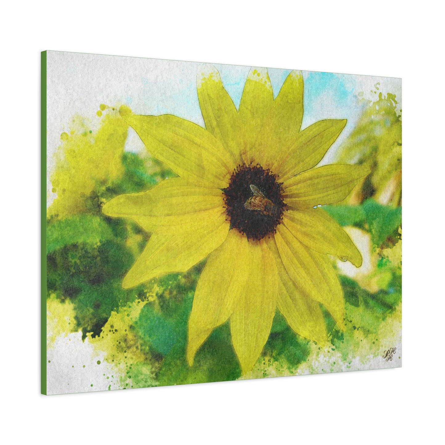 Vibrant Sunflower Canvas Wall Art