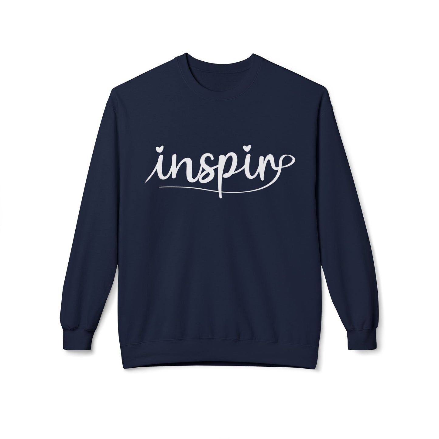 Inspire Fleece Crewneck Sweatshirt - Unisex Inspirational Apparel