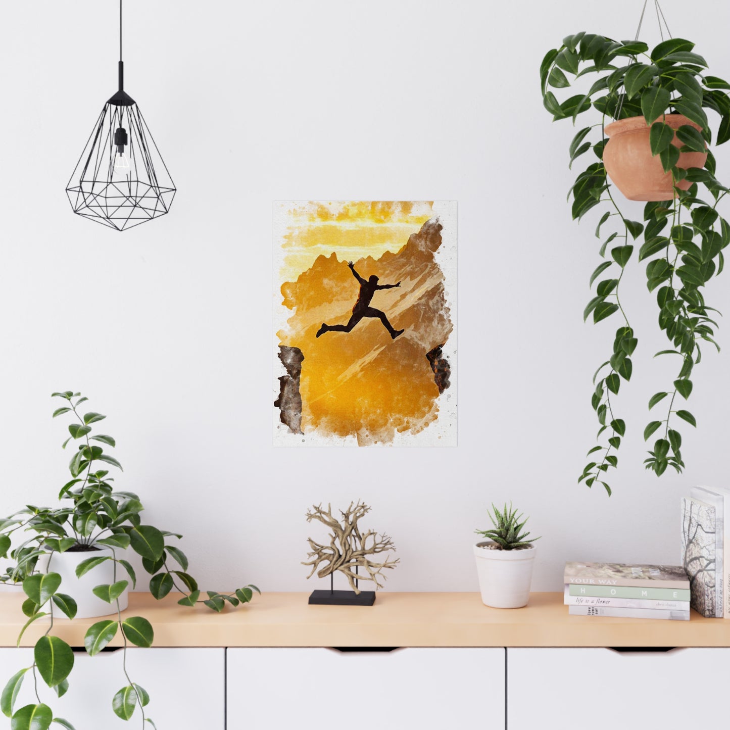 Leap of Light – Courage in Motion, Painted in Gold 🌄🦅 - Adventure Vibe Matte Poster - Inspiring Wall Art for Home Decor, Motivational Decor, Nature Lover Gift, Adventure Wall Art, Travel [...]