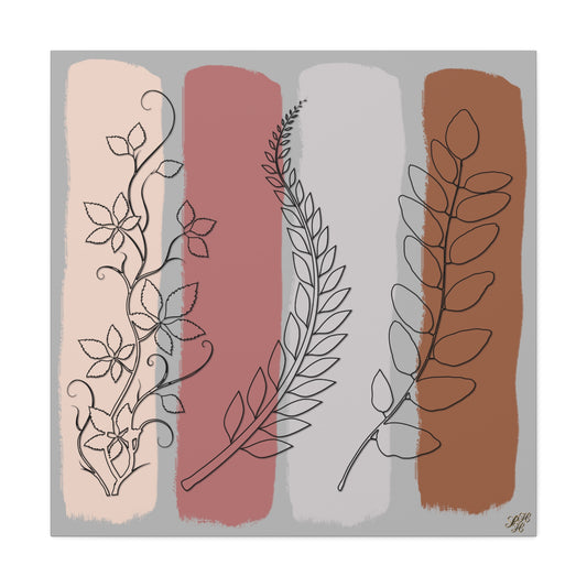 Botanical Wall Art Canvas - Nature-Inspired Home Décor