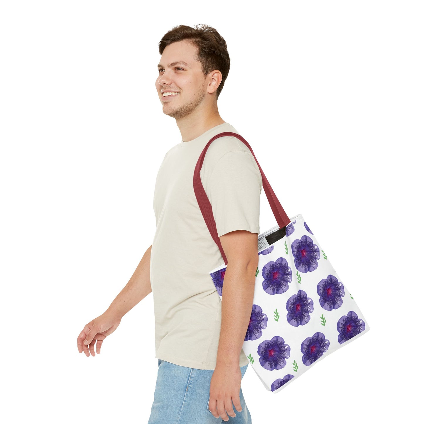 "Petunia" Tote Bag - Stylish Floral Design for Everyday Use