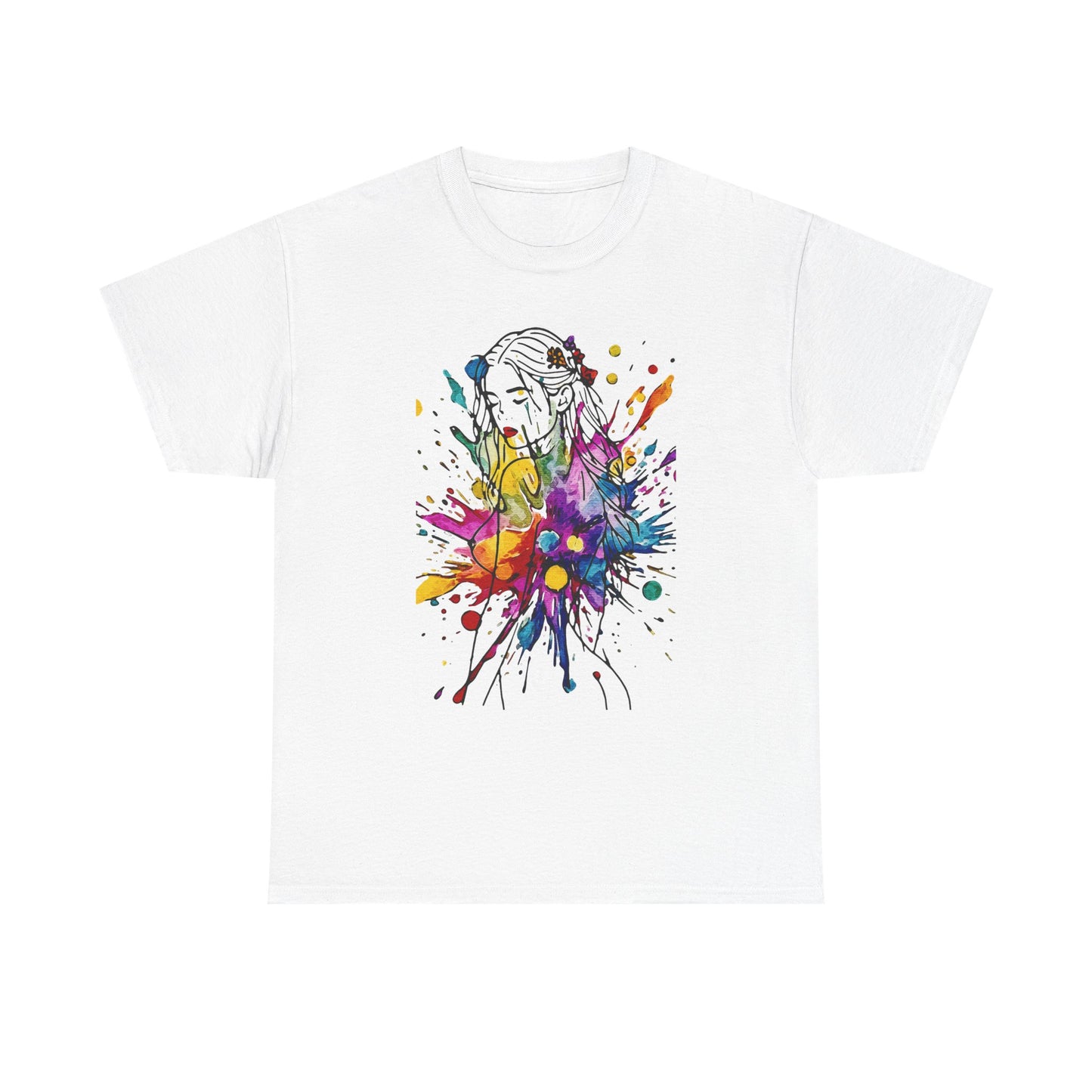 'Beauty Is Everywhere' — Celebrate Color, Confidence & Creative Joy - Colorful Artistic Unisex Heavy Cotton Tee, Vibrant Graphic Shirt, Graphic Tee, Unique Gift for Art Lovers, Casual Wear, Festival Clothing