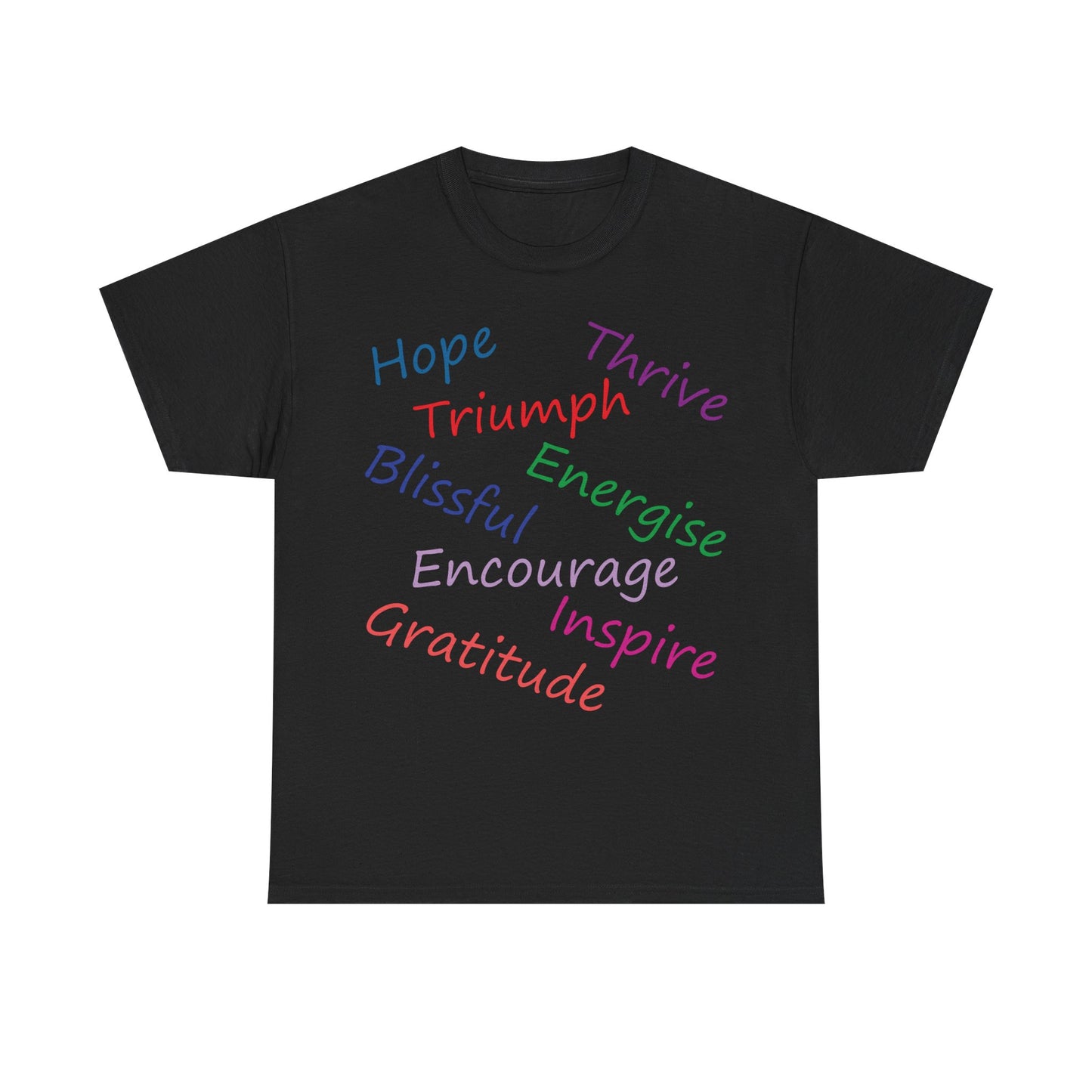 Uplifting Motivational Tee - Inspirational Quotes Shirt, Positive Vibes T-Shirt, Grateful Living Apparel, Hope & Encouragement Gift, [...]