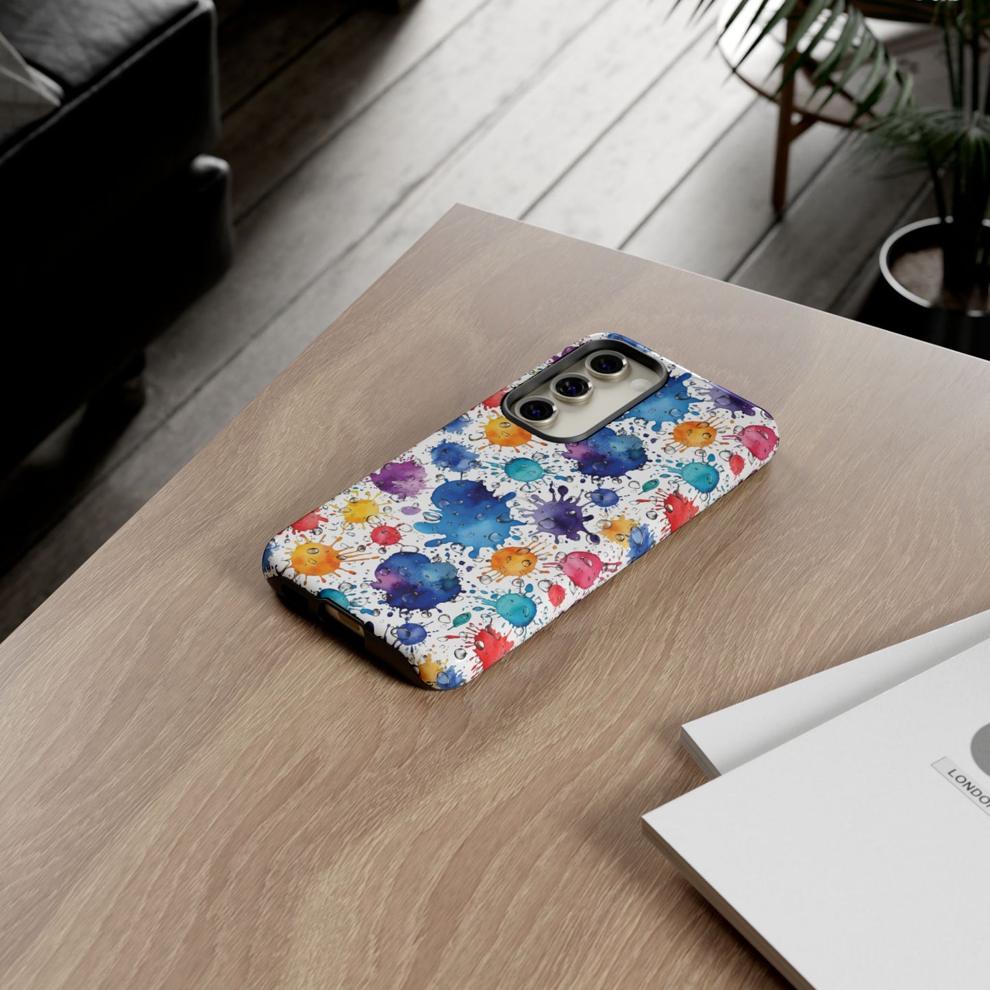 Phone Cases Abstract Colorful Splashes Tough Cases