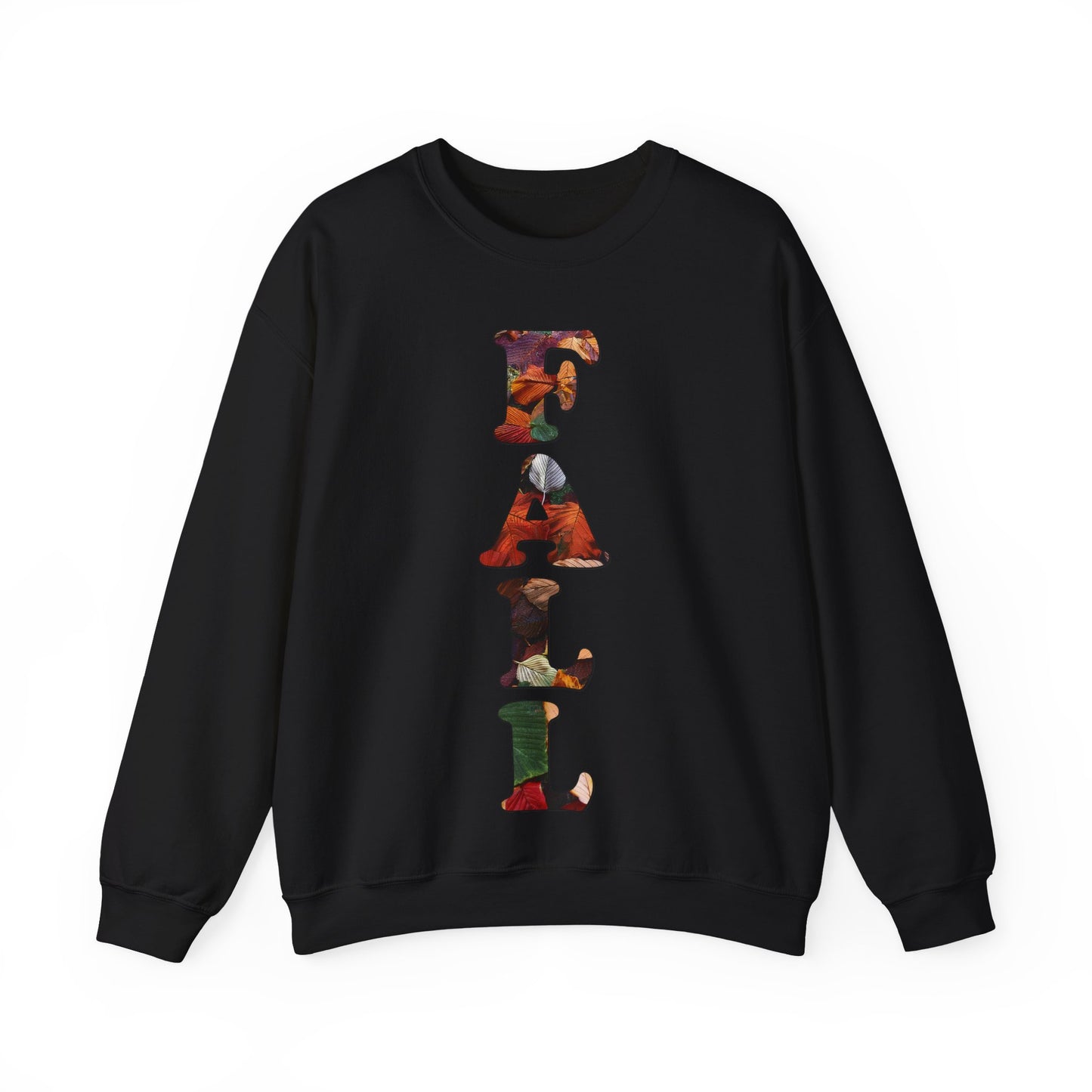 Fall Glow – Cozy Style, Crisp Vibes 🍂🧡 - Fall-Themed Crewneck Sweatshirt, Cozy Sweater for Autumn, Unisex Fall Apparel, Comfortable Casual Wear, Perfect for Thanksgiving
