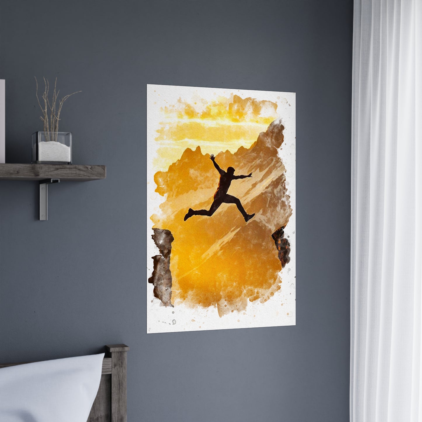 Leap of Light – Courage in Motion, Painted in Gold 🌄🦅 - Adventure Vibe Matte Poster - Inspiring Wall Art for Home Decor, Motivational Decor, Nature Lover Gift, Adventure Wall Art, Travel [...]